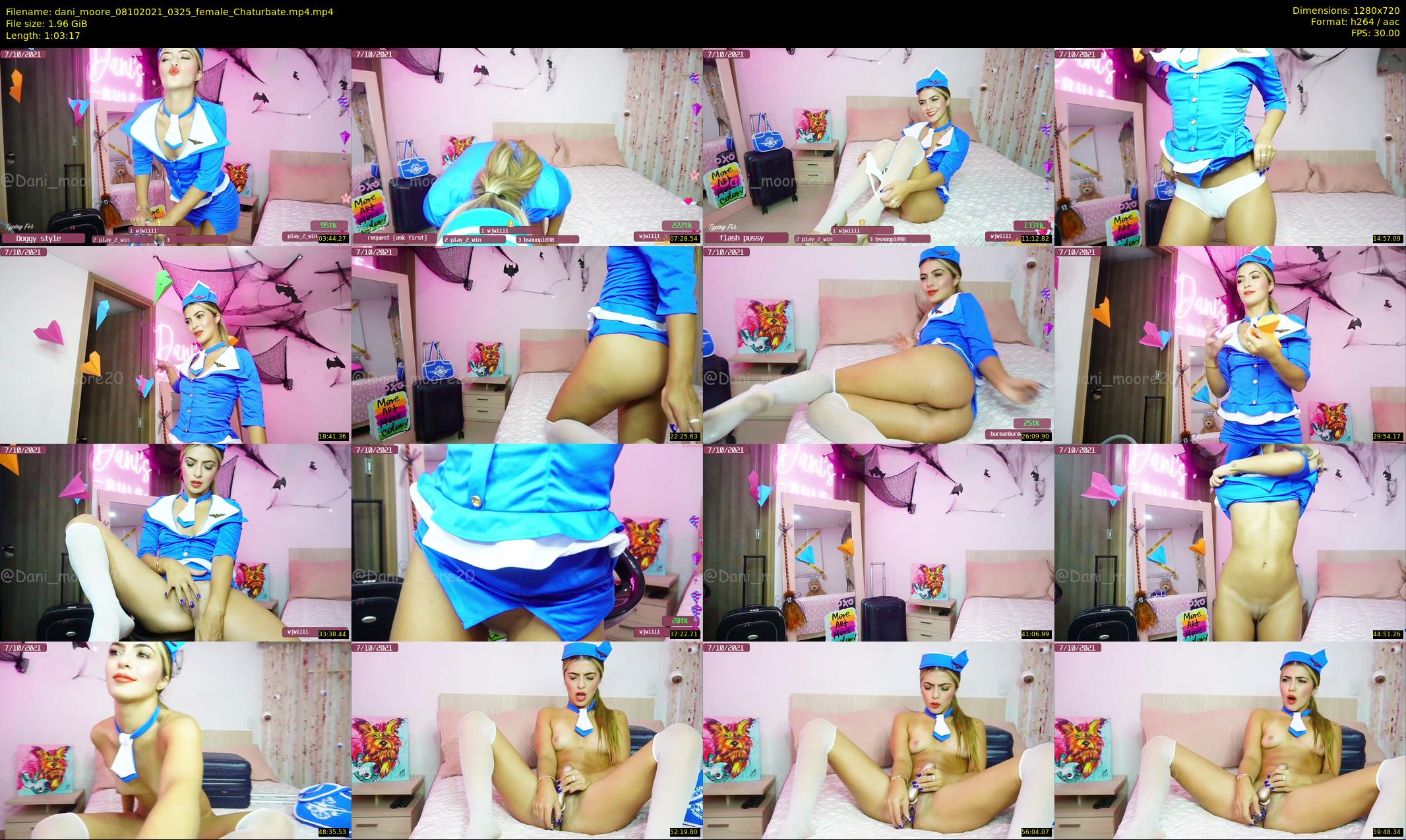 dani_moore — 64 minute Chaturbate female cam show recording, 720p, Oct 8, 2021