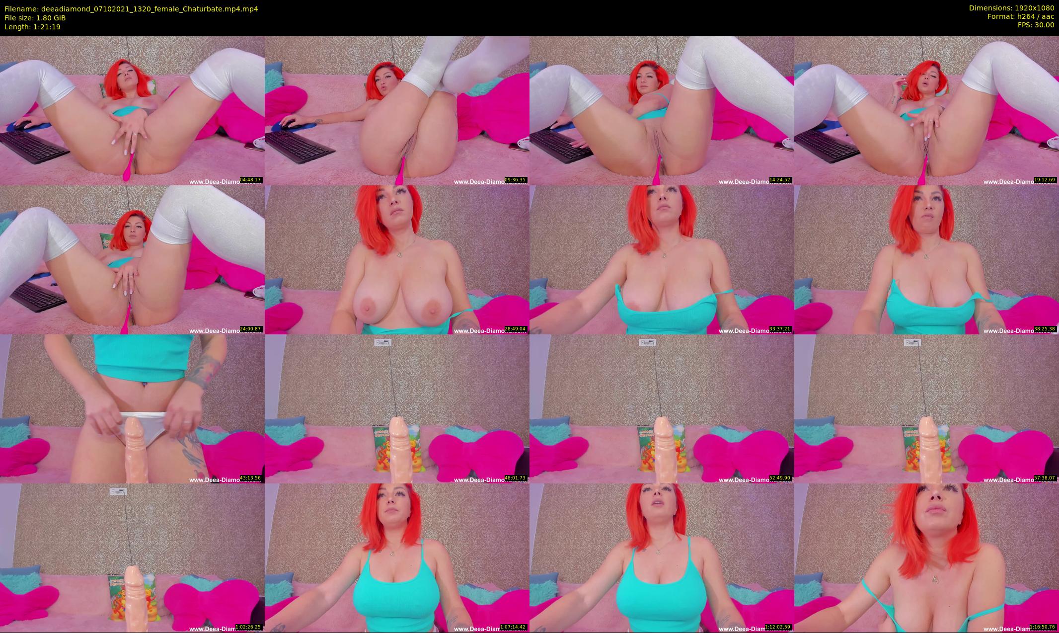 deeadiamond — 82 minute Chaturbate female cam show recording, 1080p, Oct 7, 2021