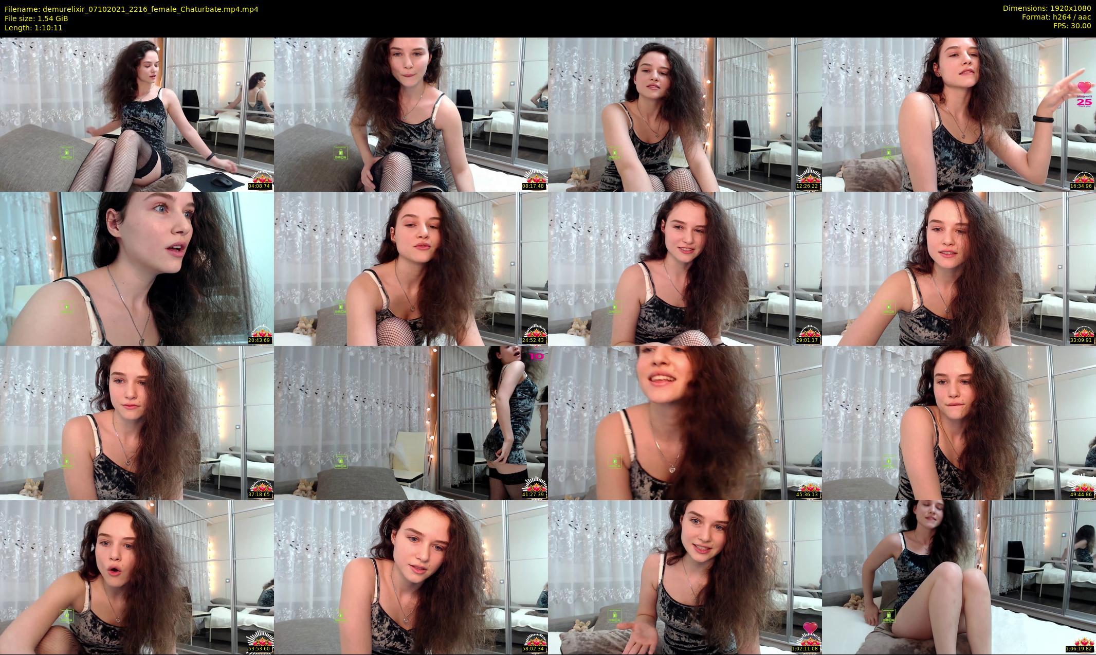 demurelixir — 71 minute Chaturbate female cam show recording, 1080p, Oct 7, 2021