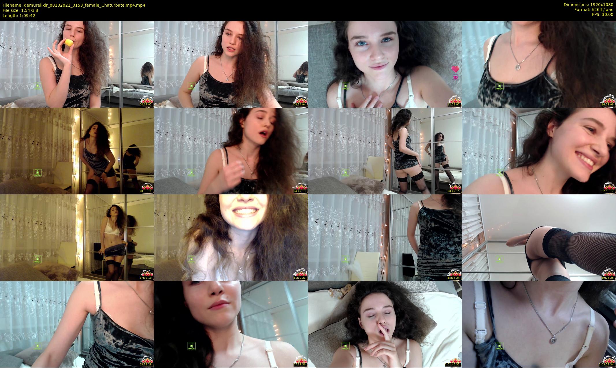 demurelixir — 70 minute Chaturbate female cam show recording, 1080p, Oct 8, 2021