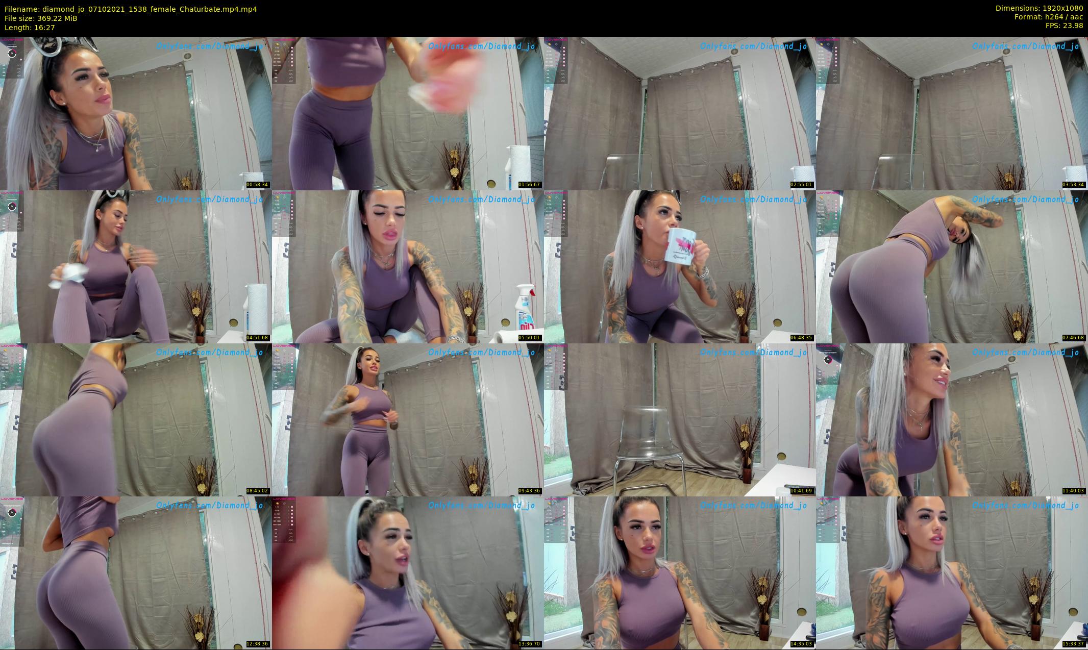 diamond_jo — 17 minute Chaturbate female cam show recording, 1080p, Oct 7, 2021