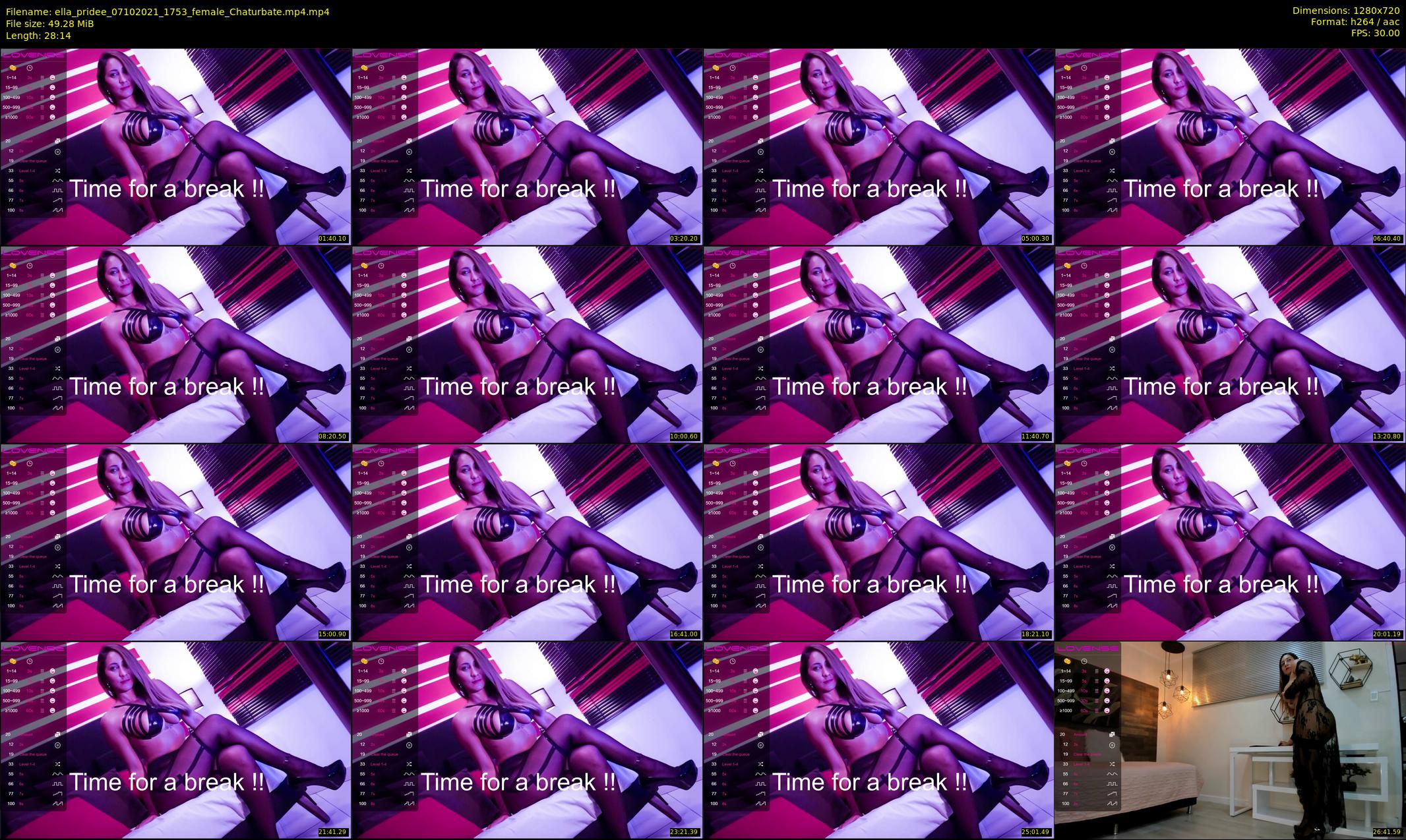ella_pridee — 29 minute Chaturbate female cam show recording, 720p, Oct 7, 2021