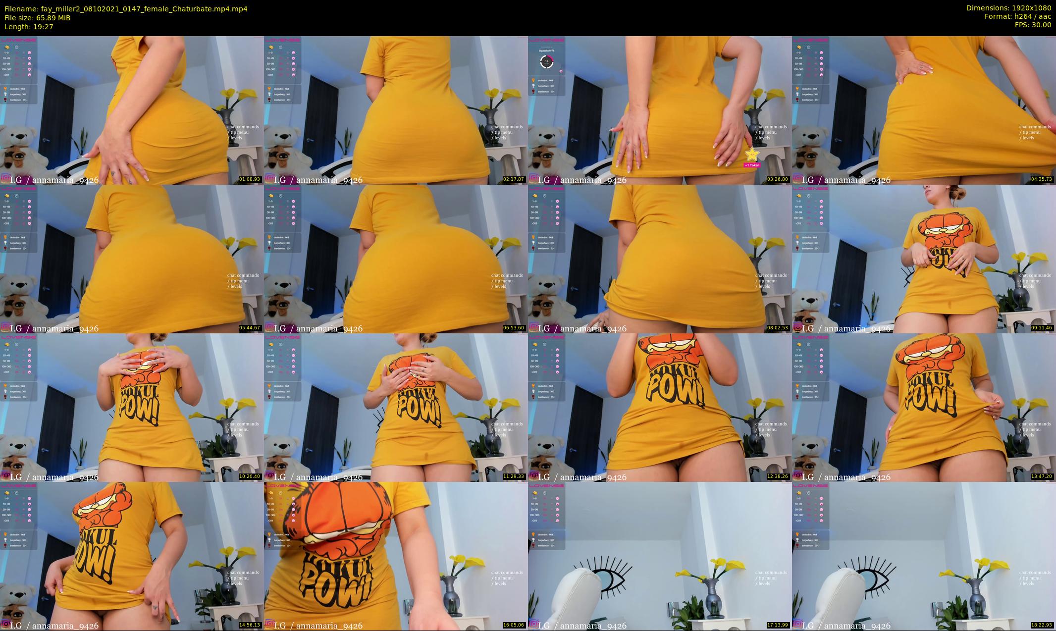 fay_miller2 — 20 minute Chaturbate female cam show recording, 1080p, Oct 8, 2021