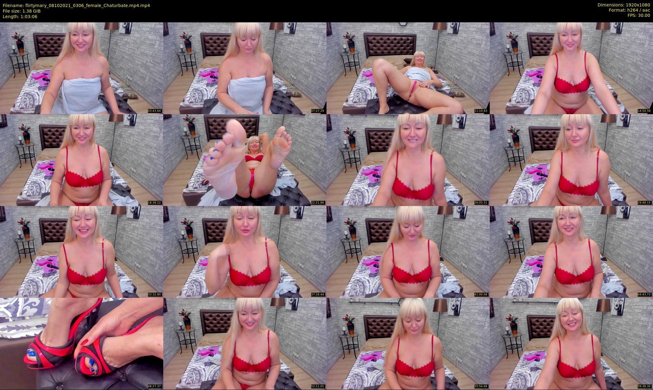 flirtymary — 64 minute Chaturbate female cam show recording, 1080p, Oct 8, 2021