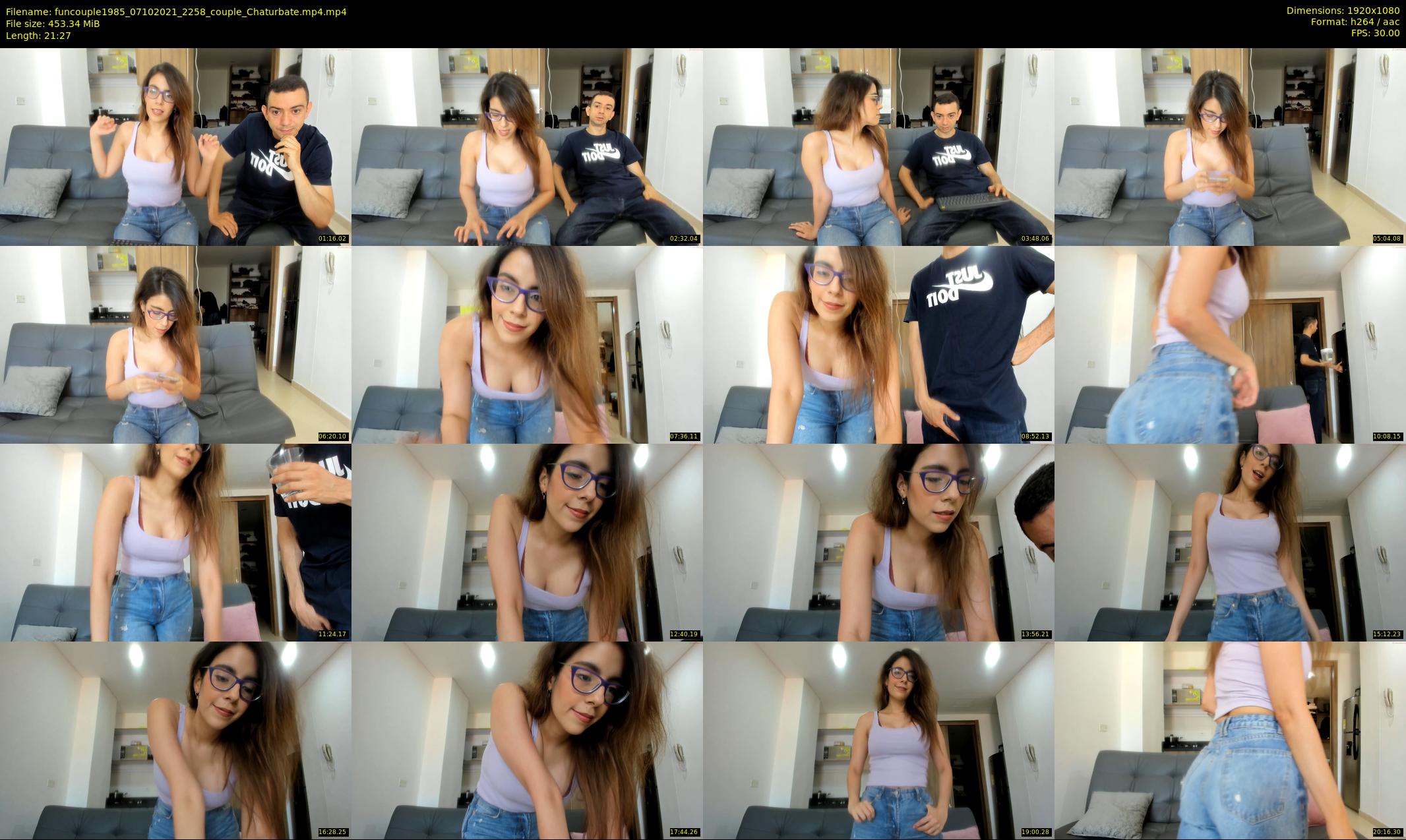 funcouple1985 — 22 minute Chaturbate couple cam show recording, 1080p, Oct 7, 2021