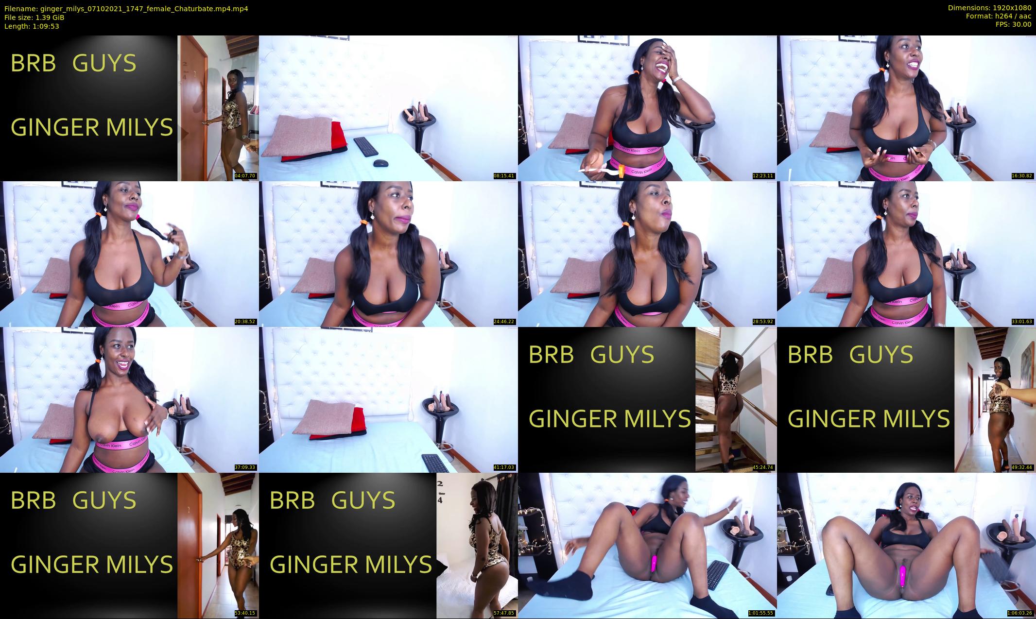 ginger_milys — 70 minute Chaturbate female cam show recording, 1080p, Oct 7, 2021