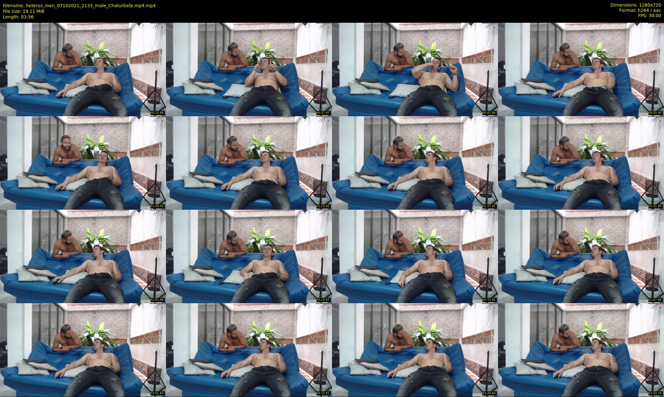heteros_men — 4 minute Chaturbate male cam show recording, 720p, Oct 7, 2021