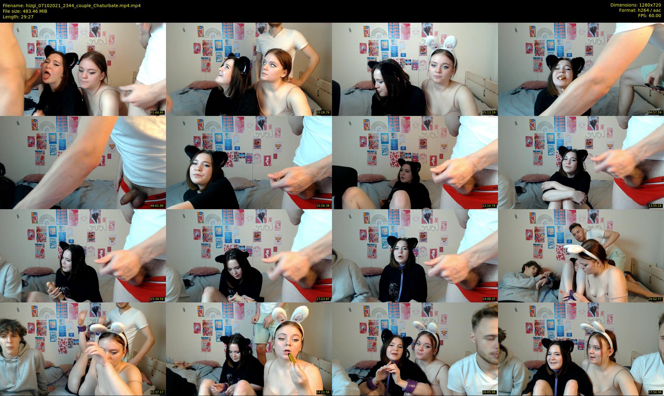 hizgi — 30 minute Chaturbate couple cam show recording, 720p, Oct 7, 2021