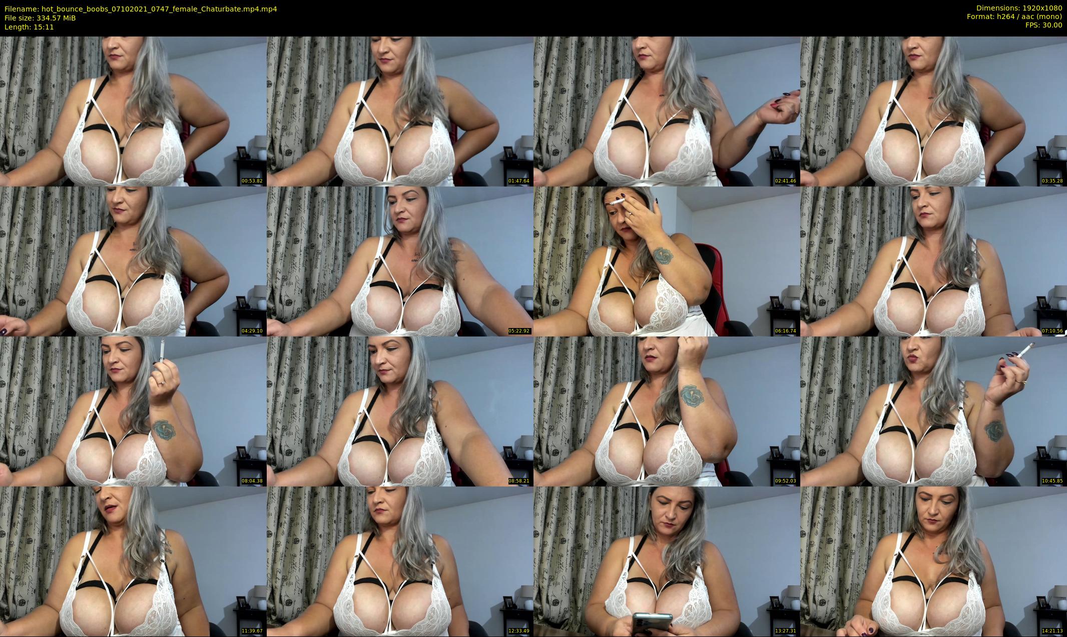 hot_bounce_boobs — 16 minute Chaturbate female cam show recording, 1080p, Oct 7, 2021