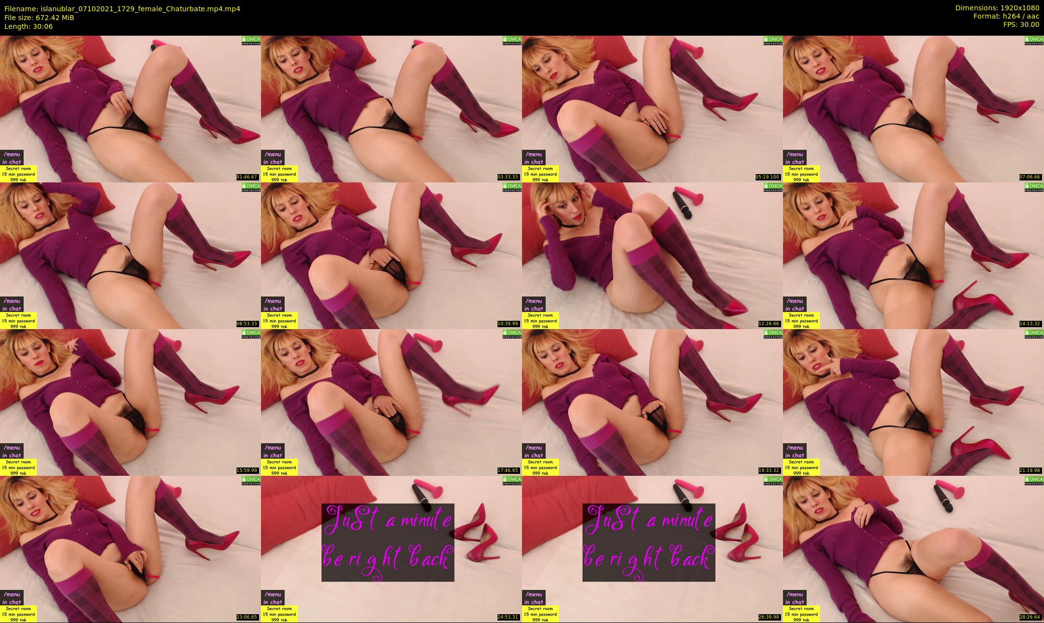 islanublar — 31 minute Chaturbate female cam show recording, 1080p, Oct 7, 2021