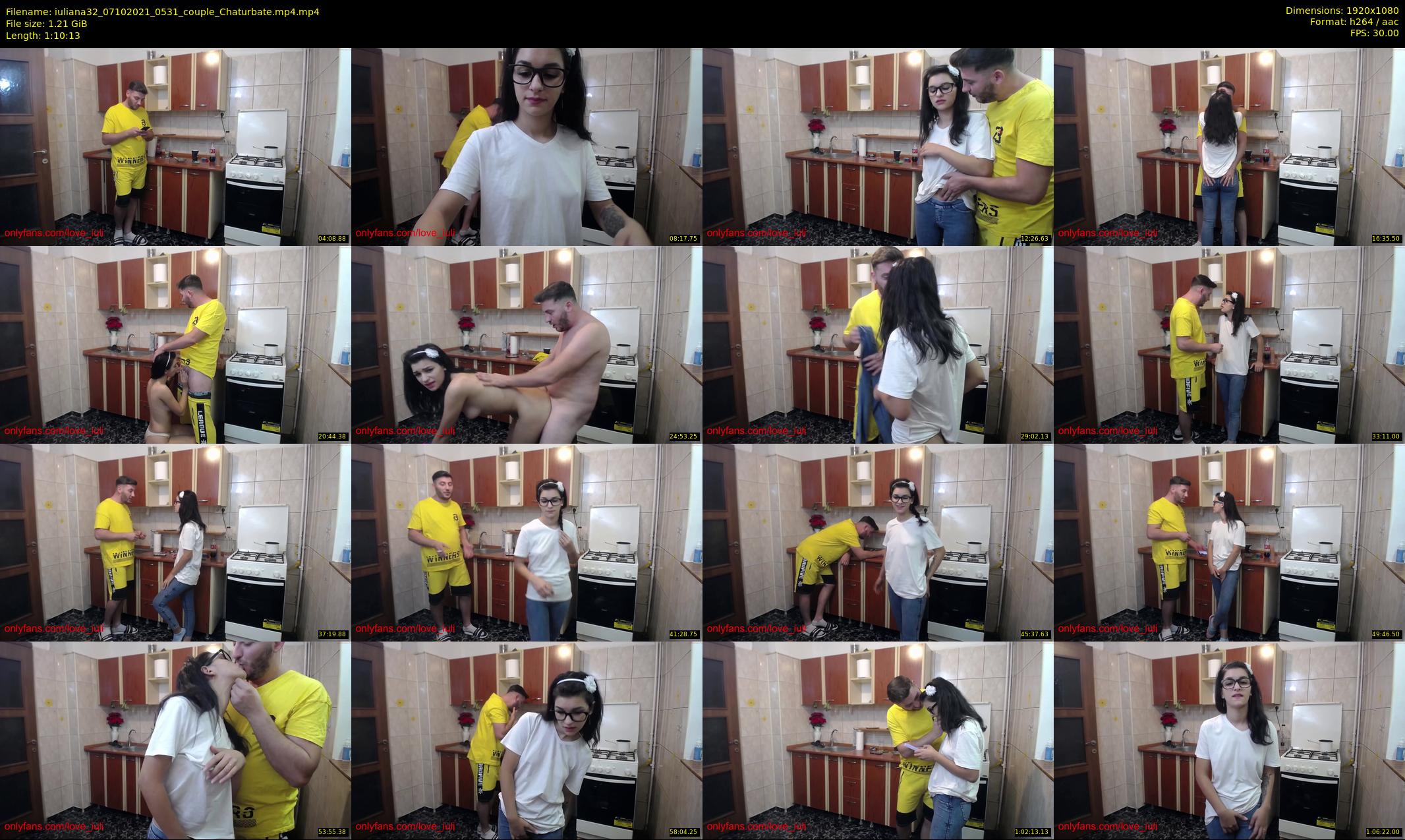 iuliana32 — 71 minute Chaturbate couple cam show recording, 1080p, Oct 7, 2021