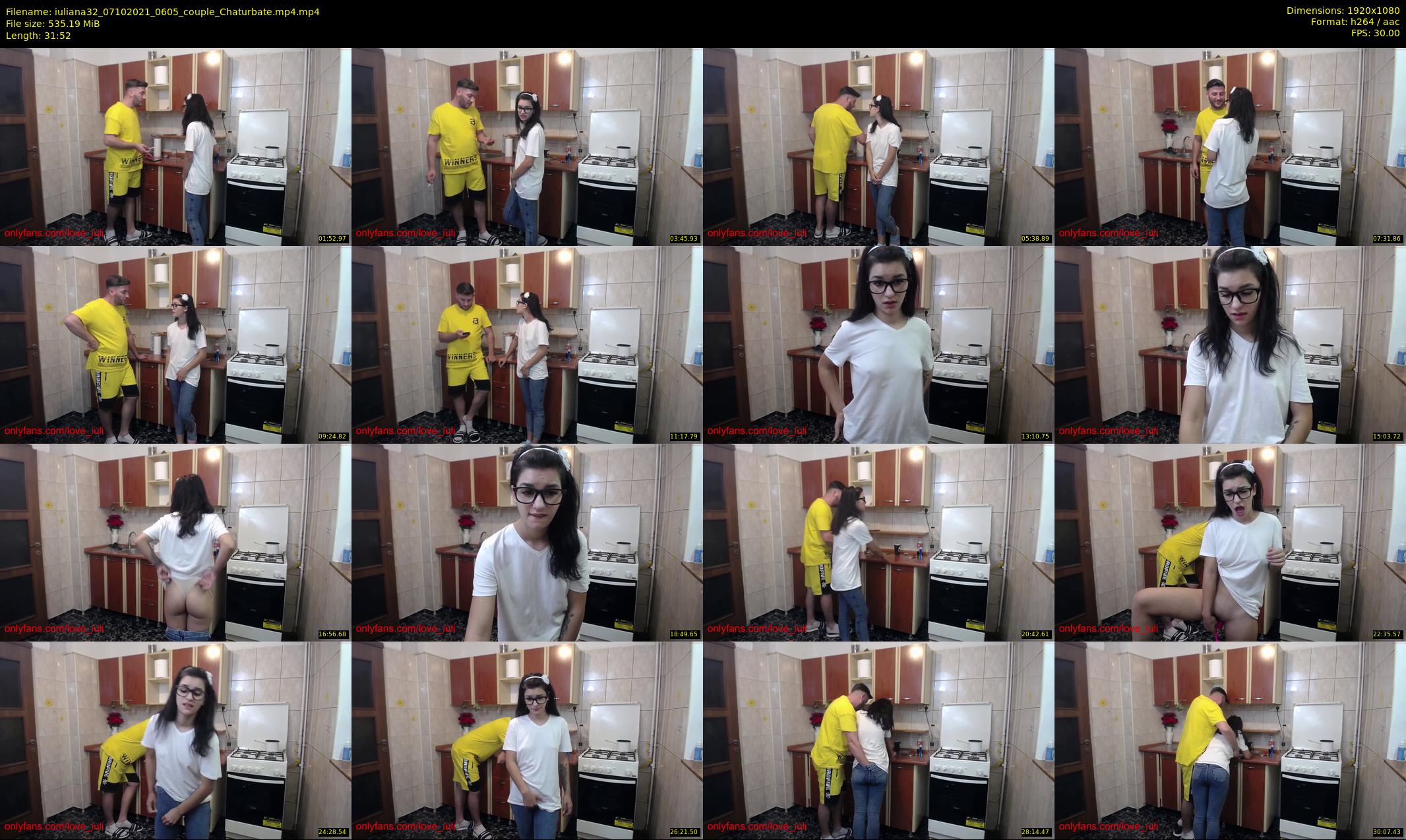 iuliana32 — 32 minute Chaturbate couple cam show recording, 1080p, Oct 7, 2021