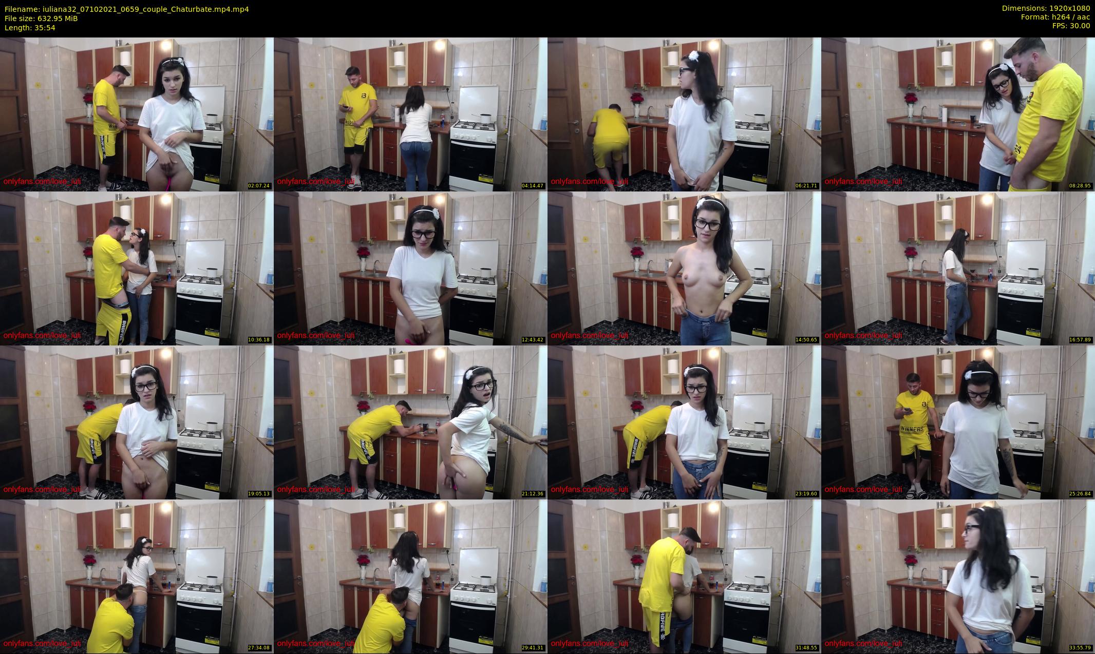 iuliana32 — 36 minute Chaturbate couple cam show recording, 1080p, Oct 7, 2021