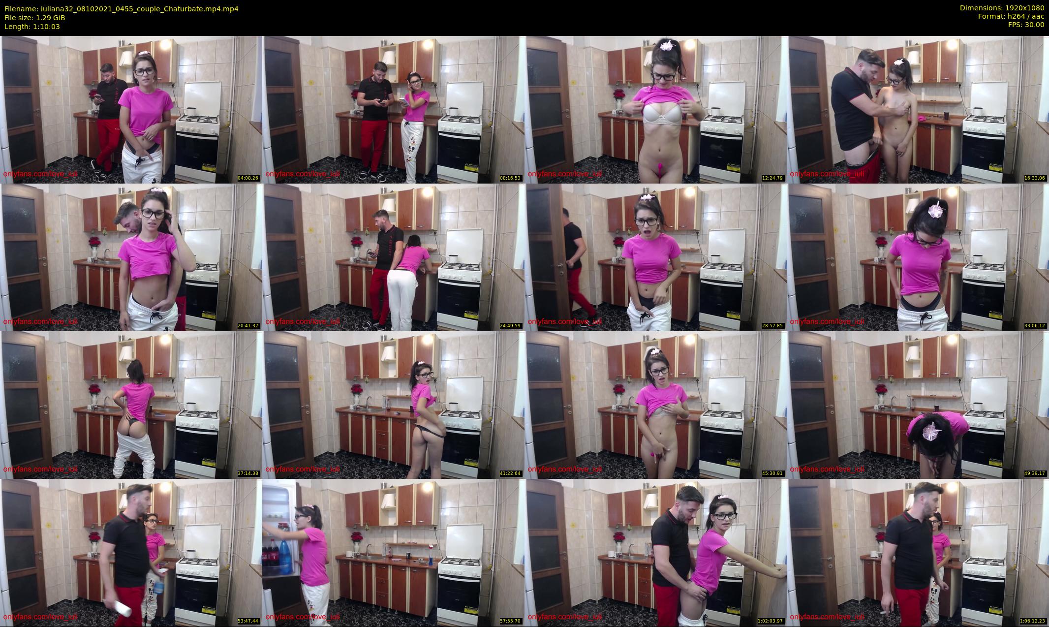 iuliana32 — 71 minute Chaturbate couple cam show recording, 1080p, Oct 8, 2021