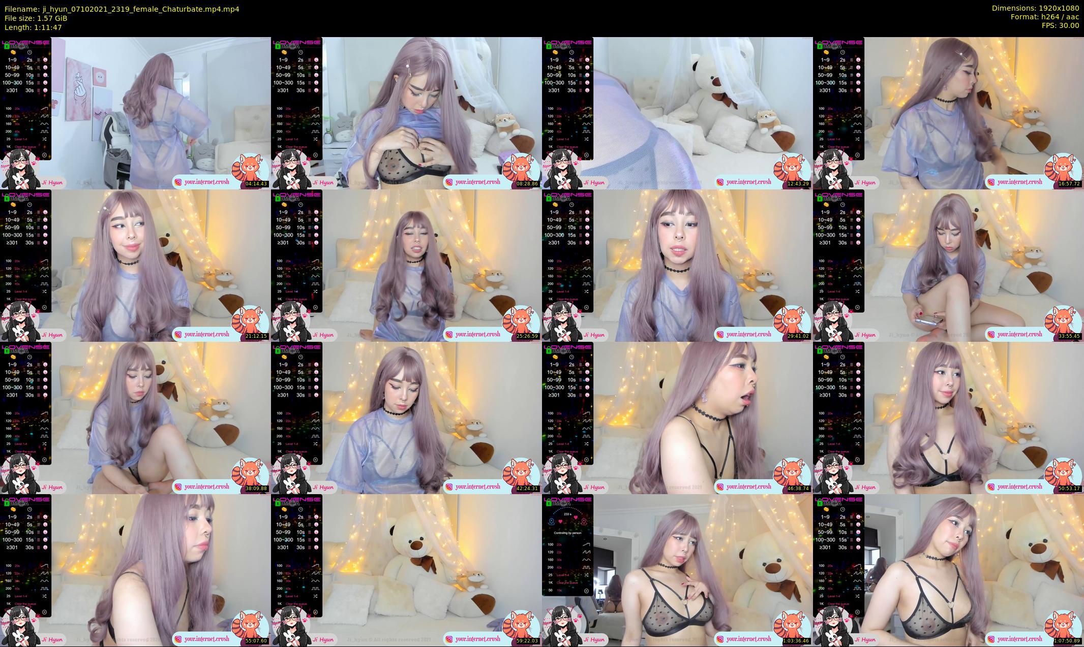 ji_hyun — 72 minute Chaturbate female cam show recording, 1080p, Oct 7, 2021