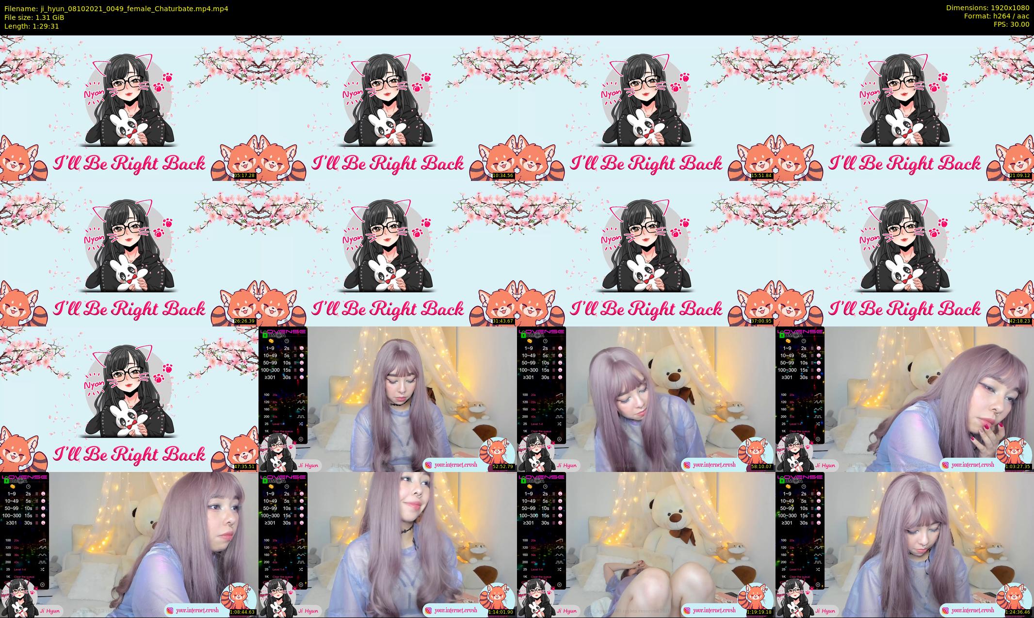 ji_hyun — 90 minute Chaturbate female cam show recording, 1080p, Oct 8, 2021