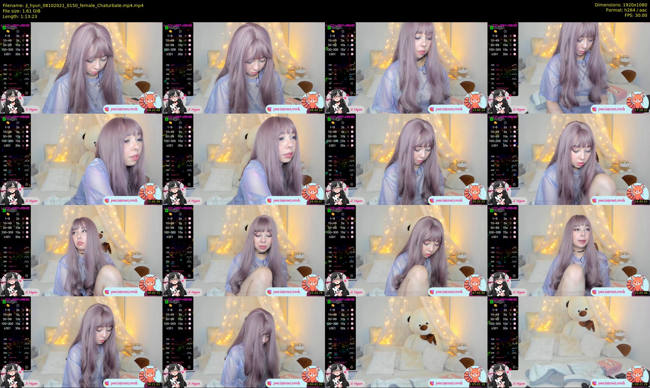 ji_hyun — 74 minute Chaturbate female cam show recording, 1080p, Oct 8, 2021