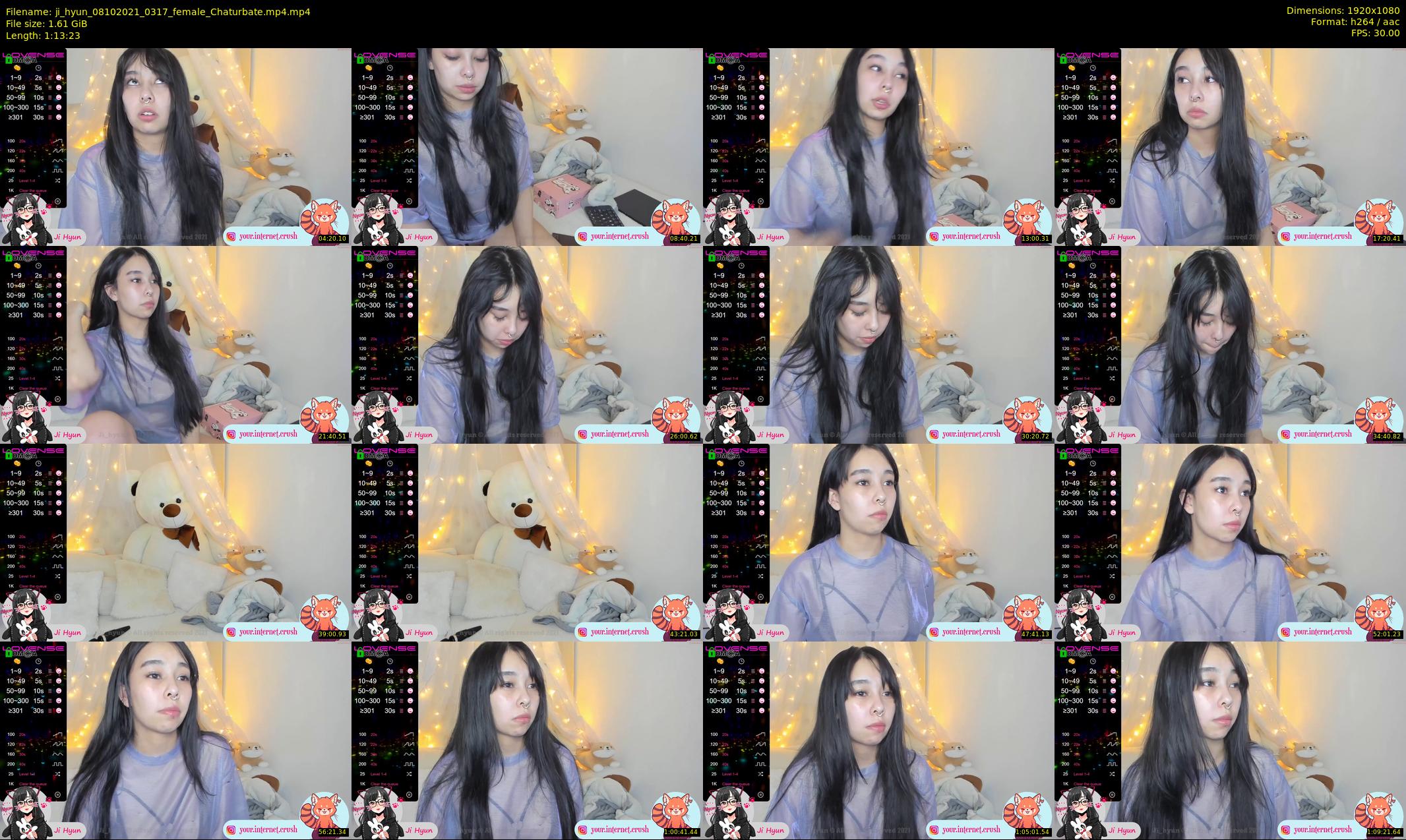ji_hyun — 74 minute Chaturbate female cam show recording, 1080p, Oct 8, 2021