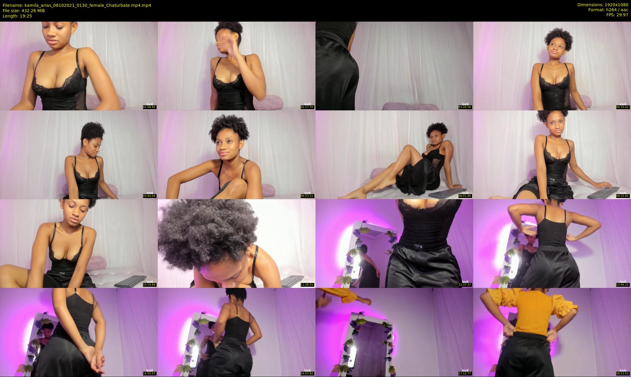 kamila_arias — 20 minute Chaturbate female cam show recording, 1080p, Oct 8, 2021
