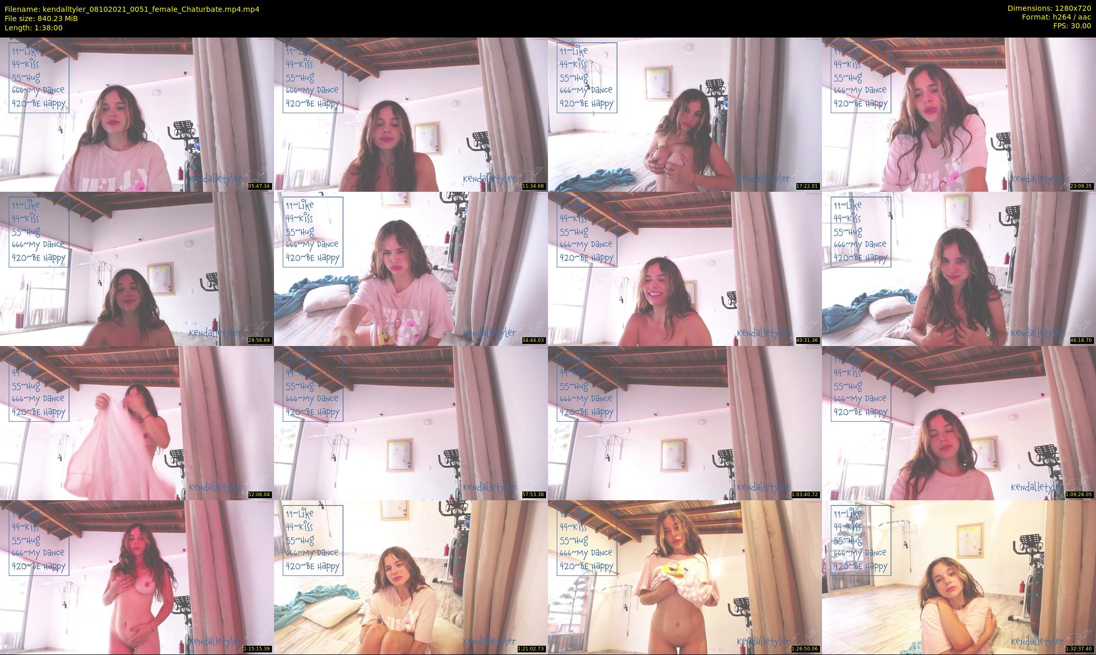 kendalltyler — 98 minute Chaturbate female cam show recording, 720p, Oct 8, 2021