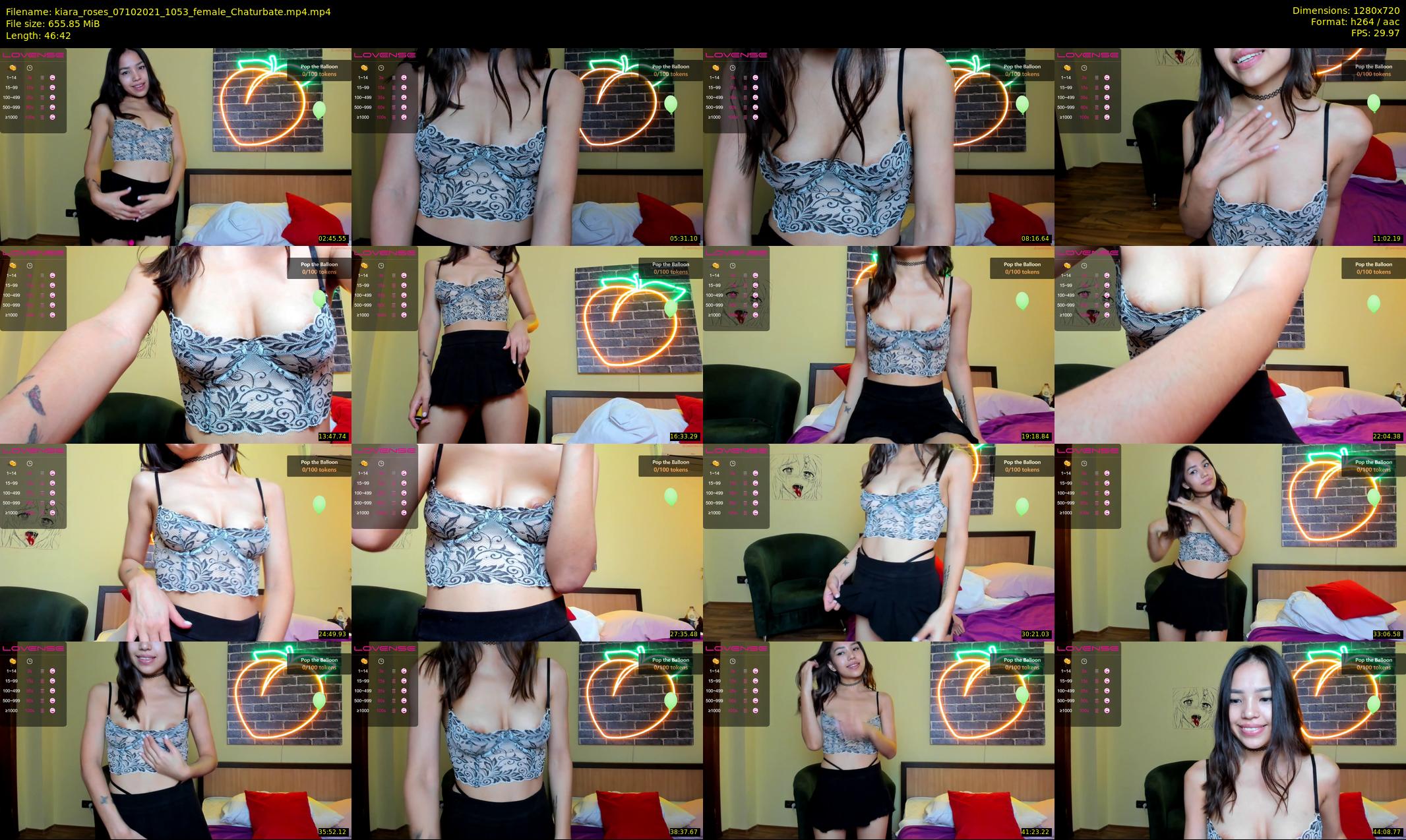 kiara_roses — 47 minute Chaturbate female cam show recording, 720p, Oct 7, 2021