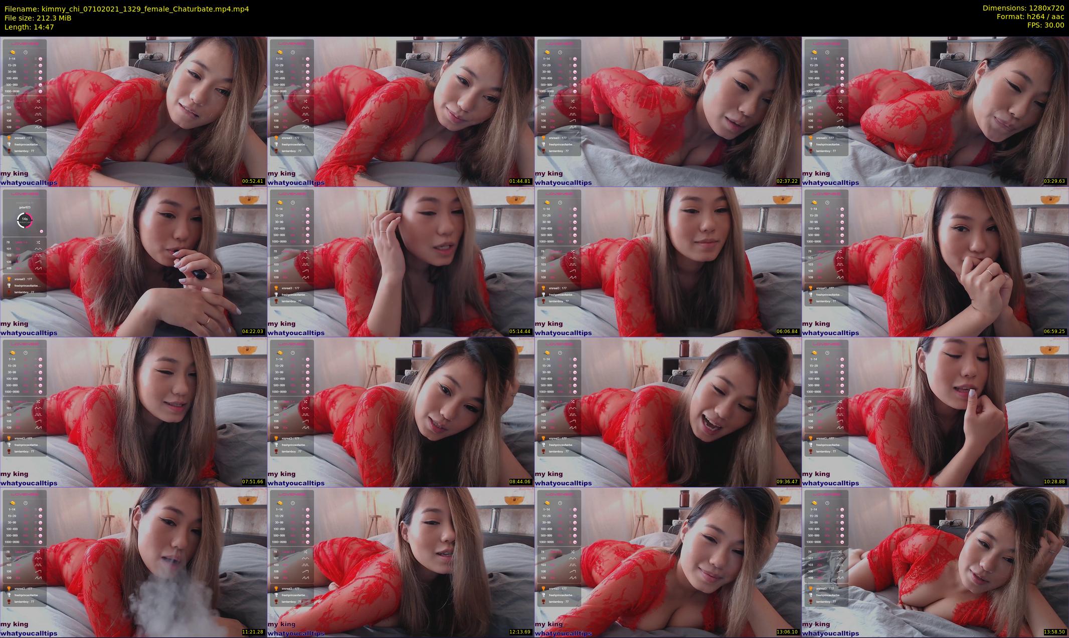 kimmy_chi — 15 minute Chaturbate female cam show recording, 720p, Oct 7, 2021