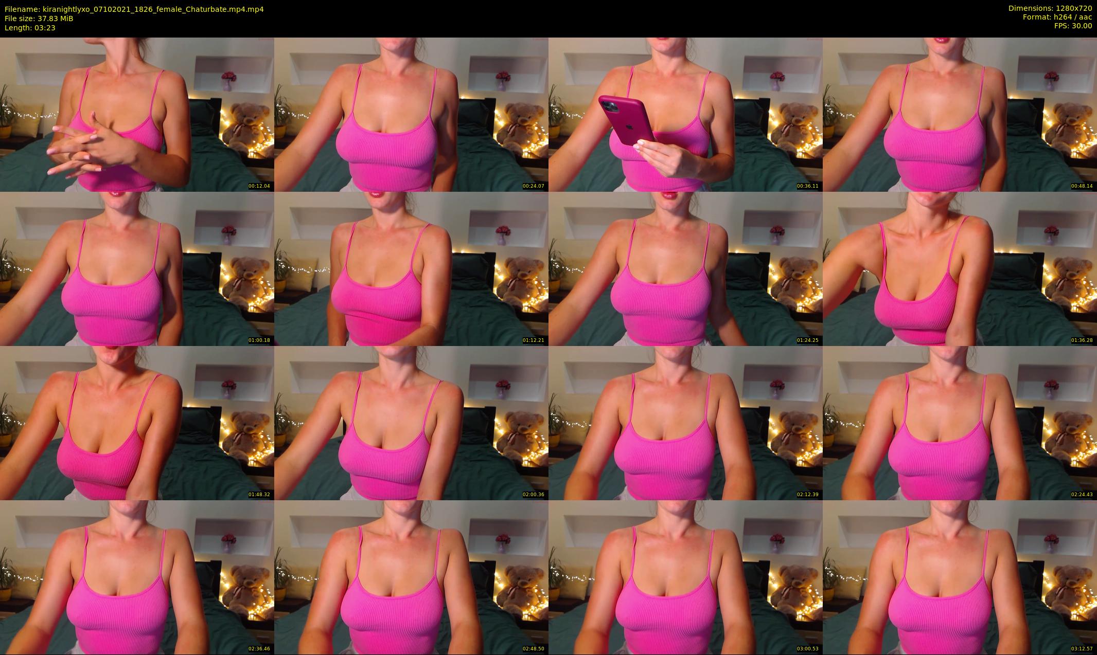 kiranightlyxo — 4 minute Chaturbate female cam show recording, 720p, Oct 7, 2021