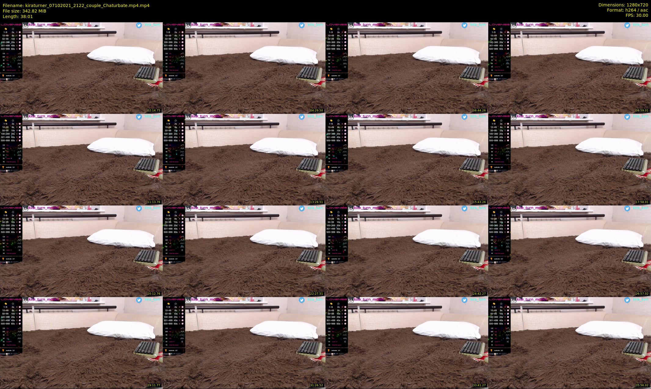kiraturner — 39 minute Chaturbate couple cam show recording, 720p, Oct 7, 2021