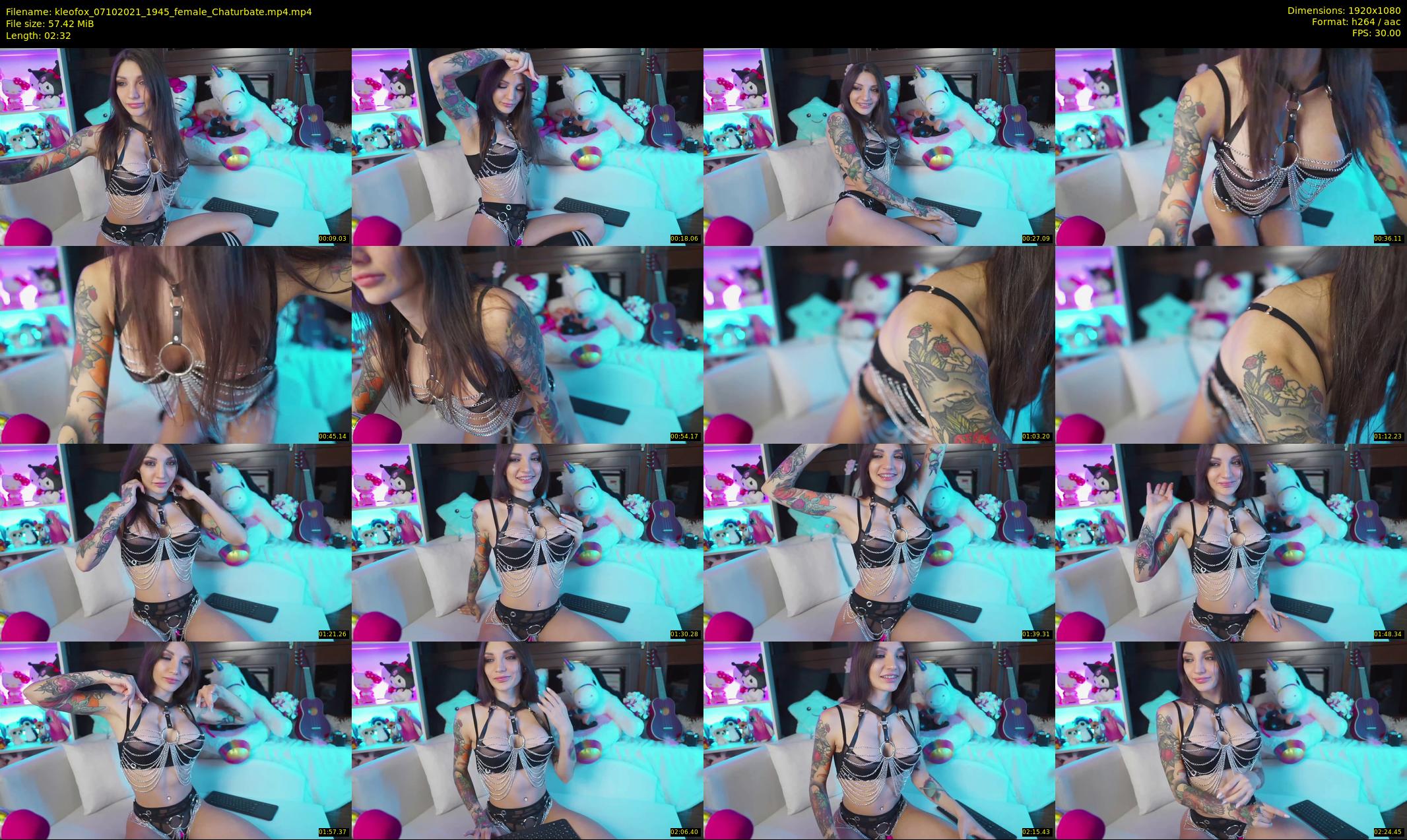 kleofox — 3 minute Chaturbate female cam show recording, 1080p, Oct 7, 2021