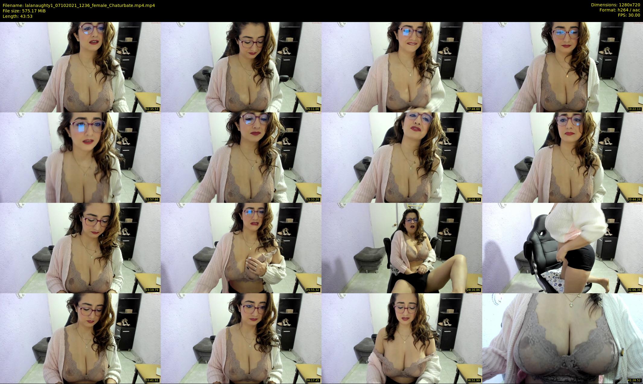 lalanaughty1 — 44 minute Chaturbate female cam show recording, 720p, Oct 7, 2021
