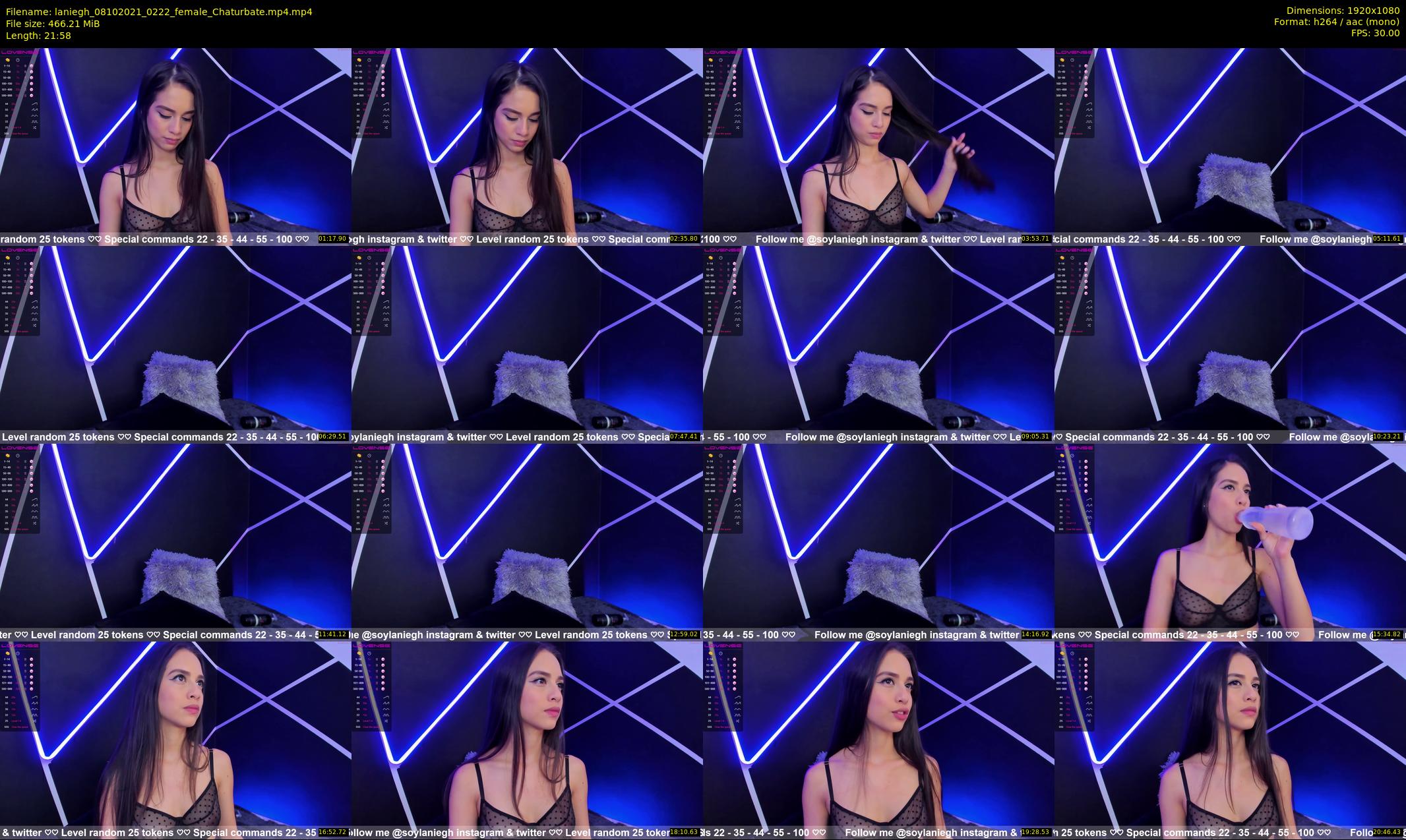 laniegh — 22 minute Chaturbate female cam show recording, 1080p, Oct 8, 2021