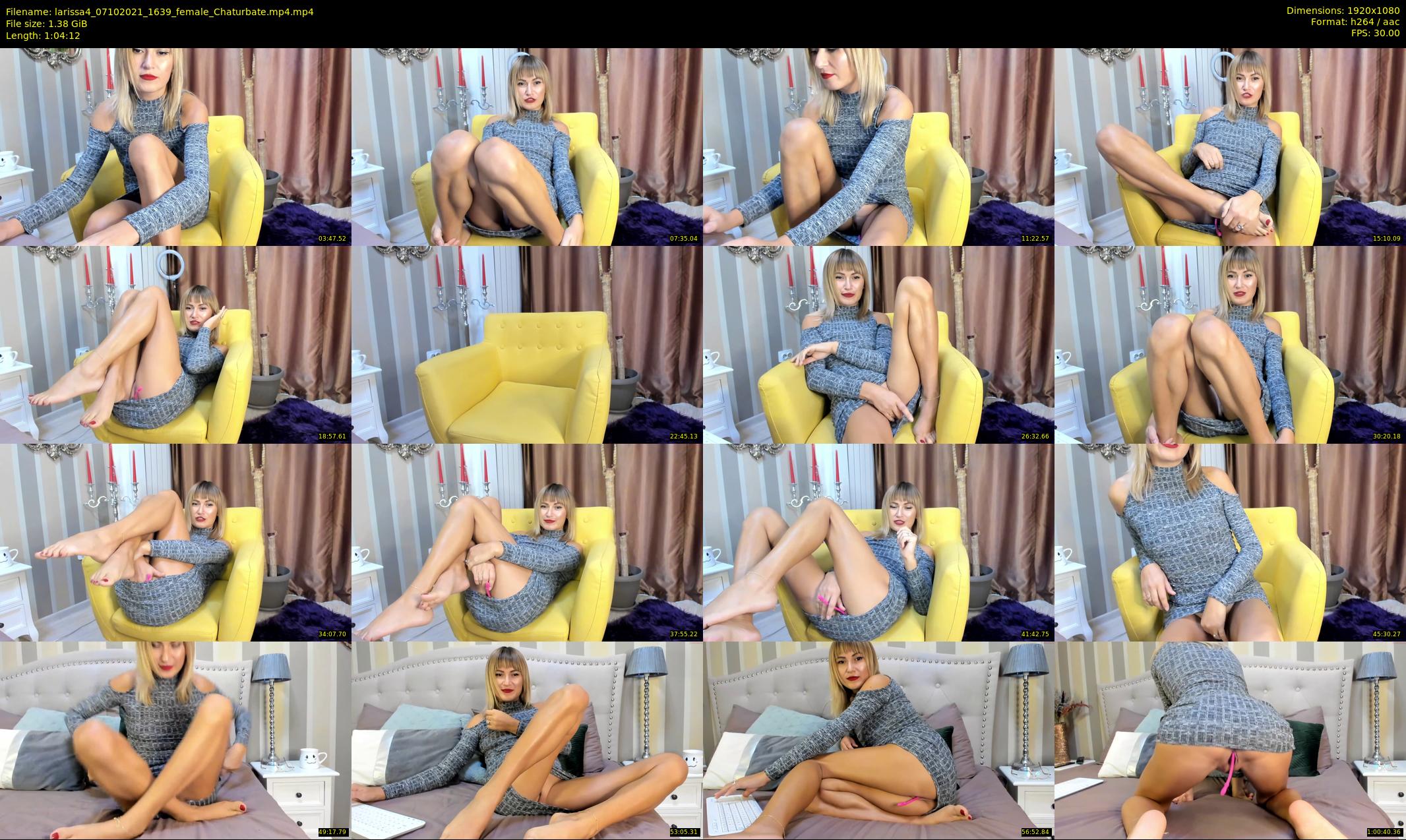 larissa4 — 65 minute Chaturbate female cam show recording, 1080p, Oct 7, 2021
