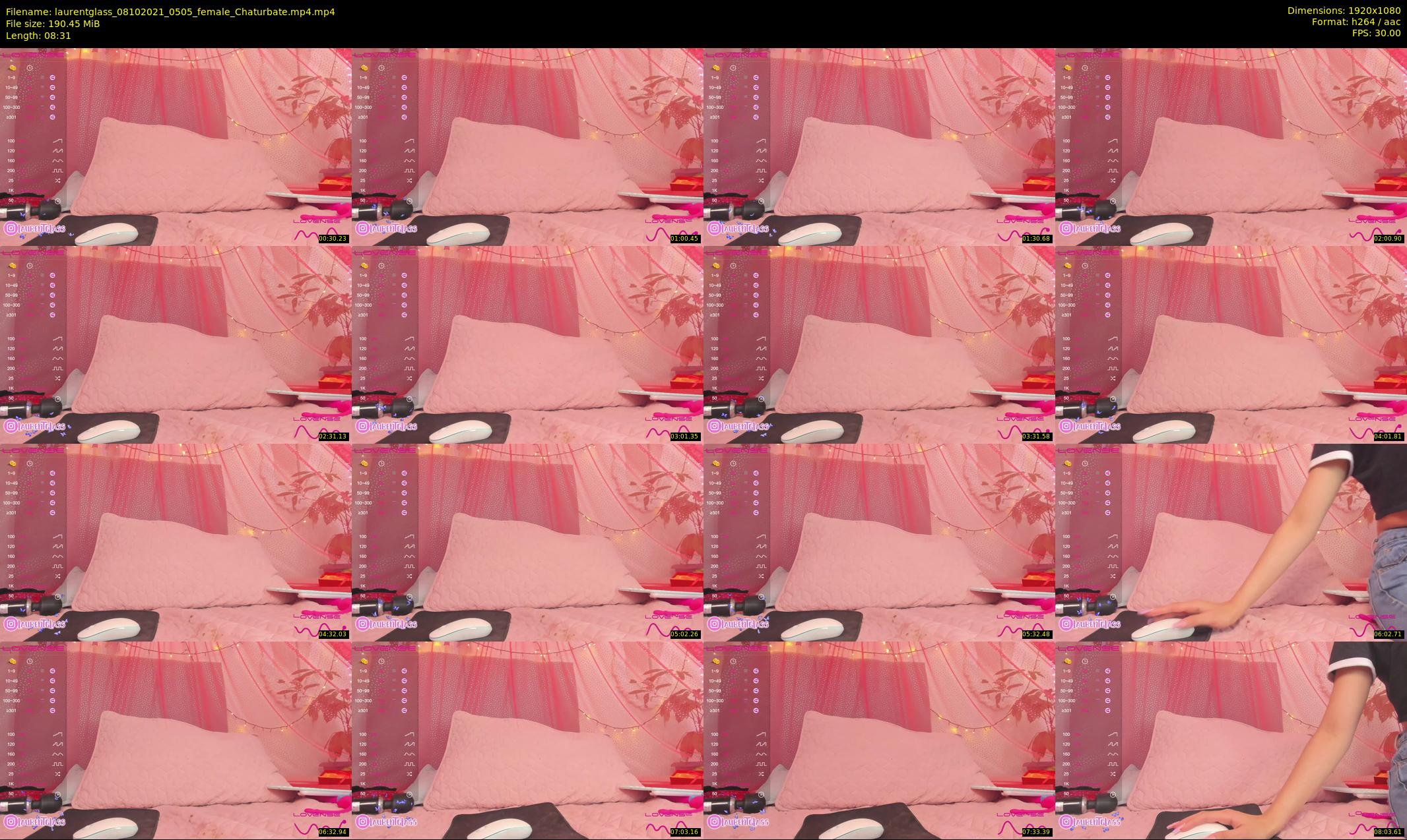 laurentglass — 9 minute Chaturbate female cam show recording, 1080p, Oct 8, 2021