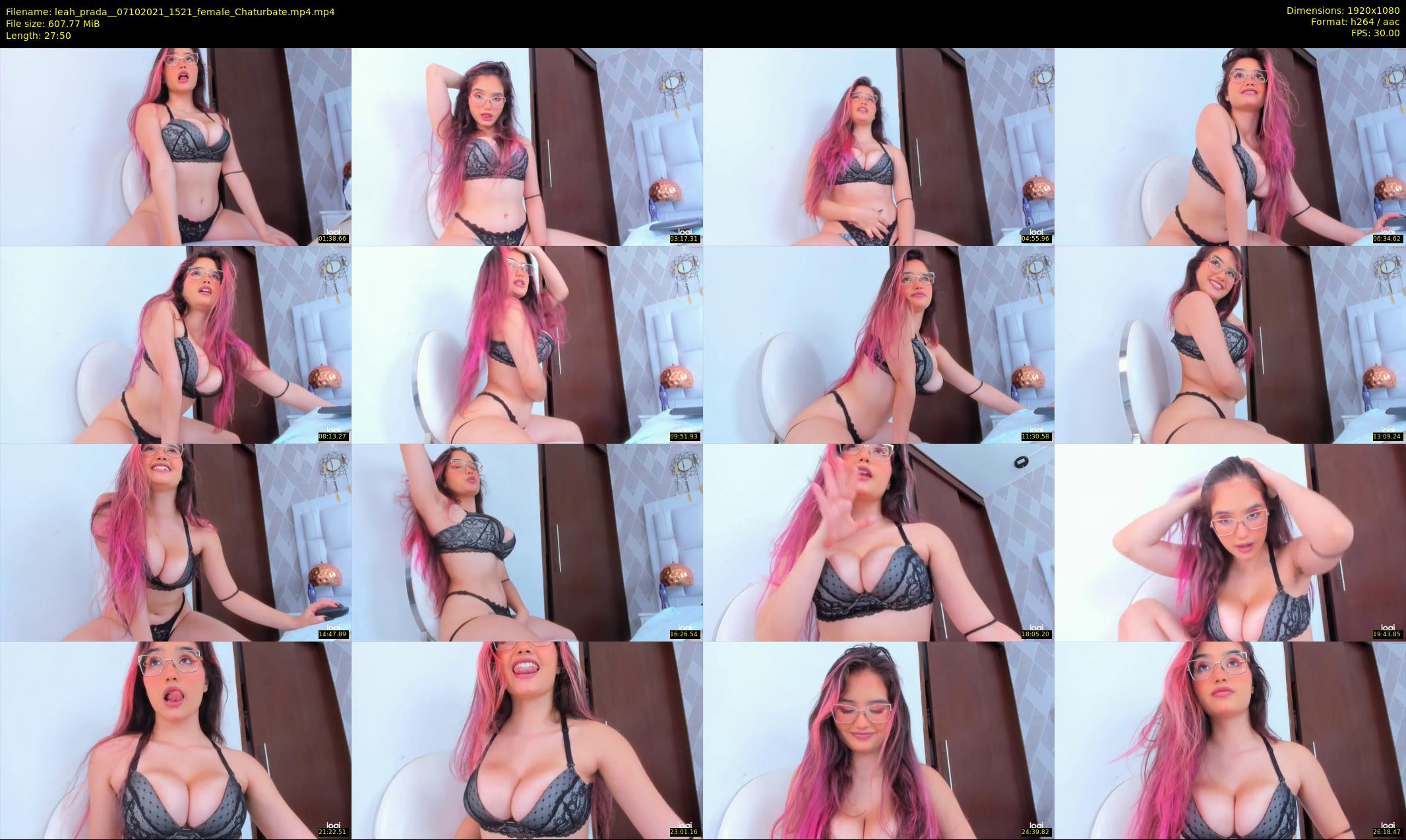 leah_prada_ — 28 minute Chaturbate female cam show recording, 1080p, Oct 7, 2021
