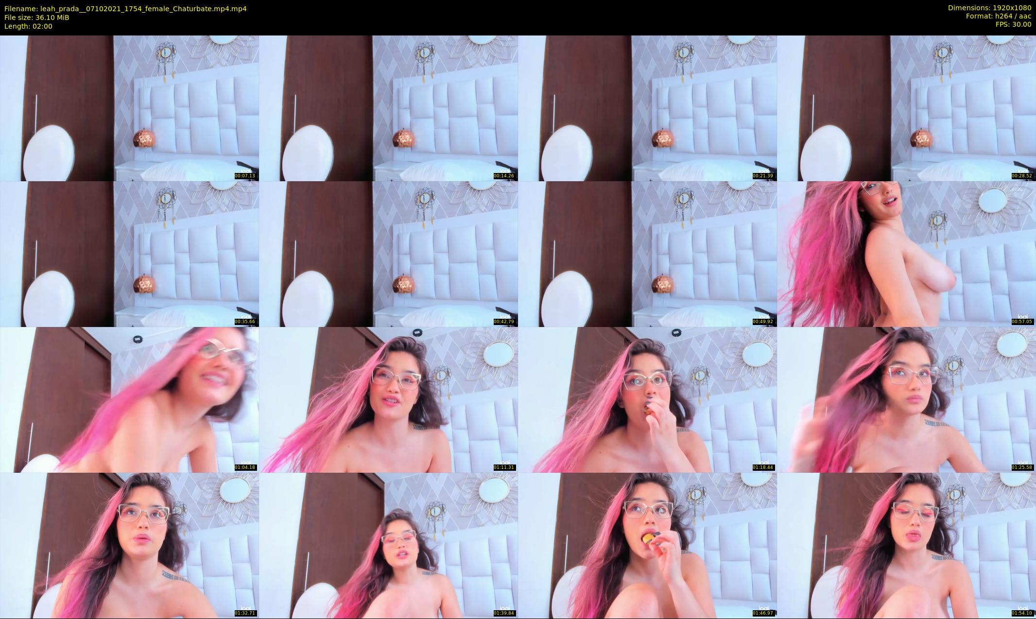 leah_prada_ — 2 minute Chaturbate female cam show recording, 1080p, Oct 7, 2021