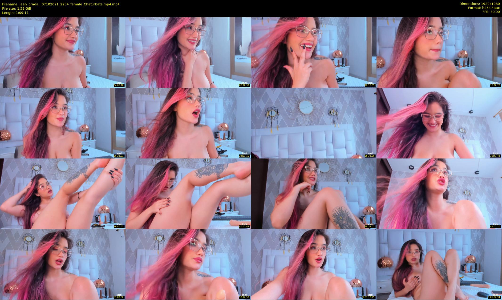 leah_prada_ — 70 minute Chaturbate female cam show recording, 1080p, Oct 7, 2021