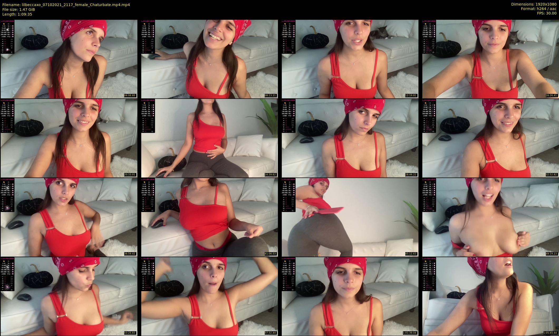 lilbeccaxo — 70 minute Chaturbate female cam show recording, 1080p, Oct 7, 2021
