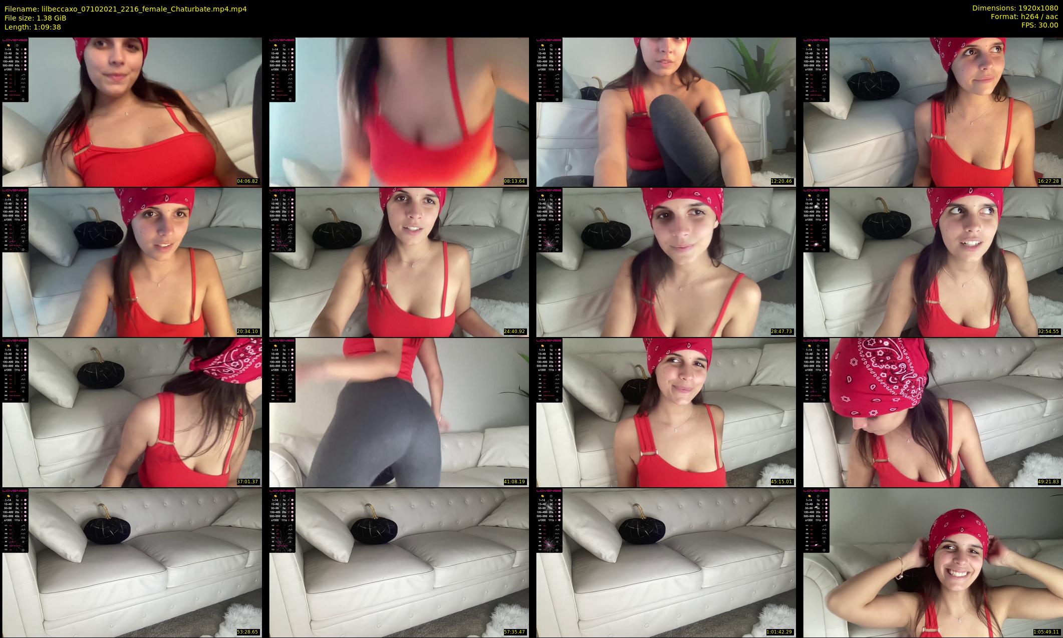 lilbeccaxo — 70 minute Chaturbate female cam show recording, 1080p, Oct 7, 2021