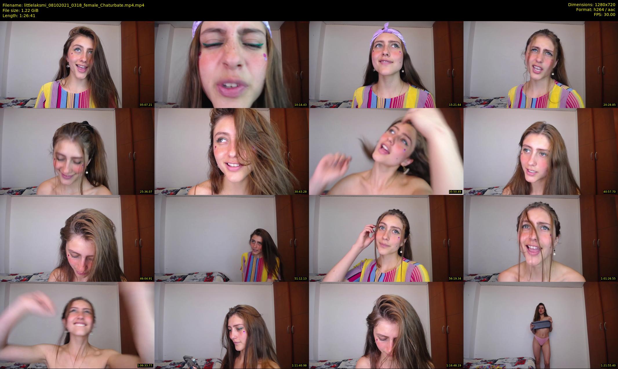littlelaksmi — 87 minute Chaturbate female cam show recording, 720p, Oct 8, 2021