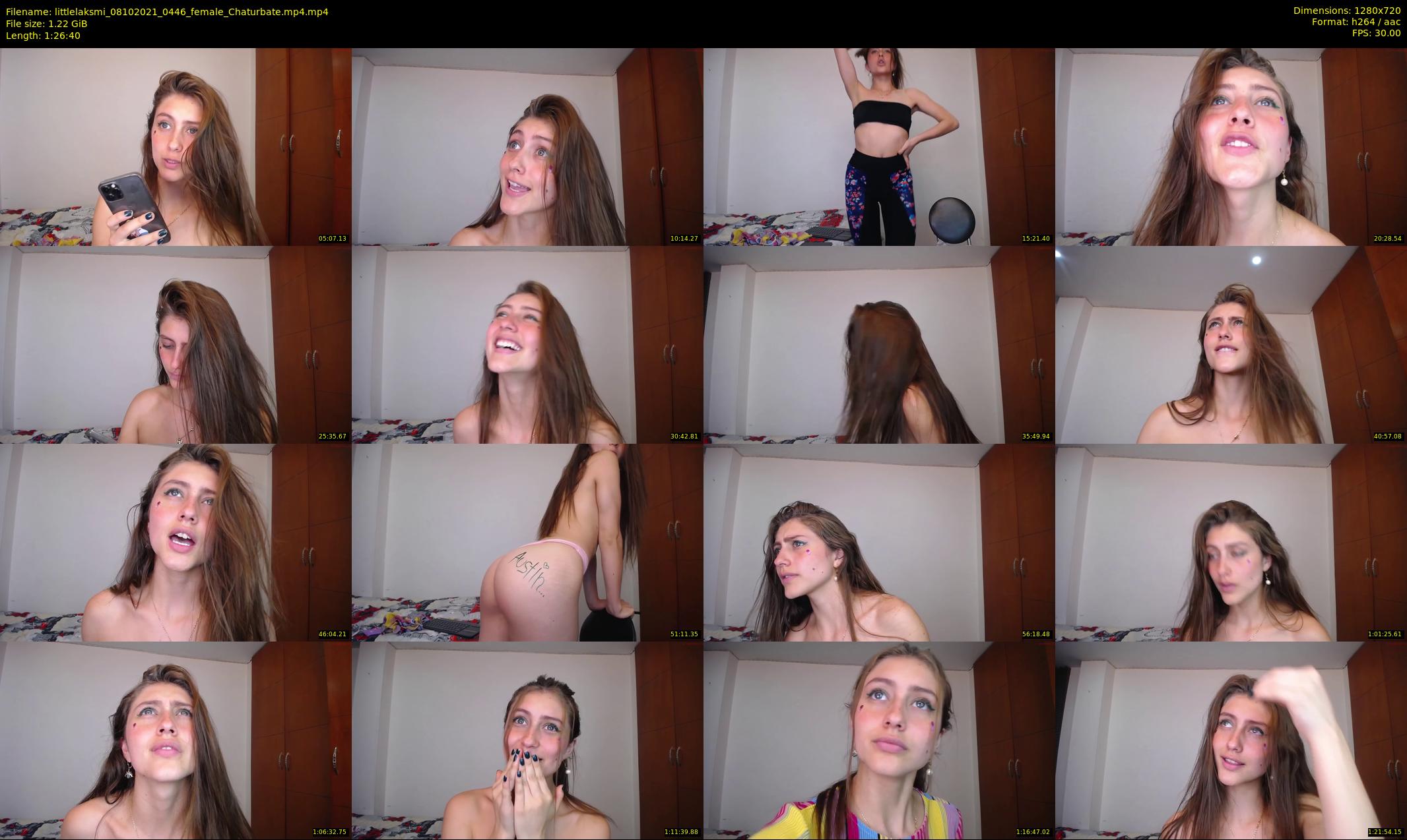 littlelaksmi — 87 minute Chaturbate female cam show recording, 720p, Oct 8, 2021