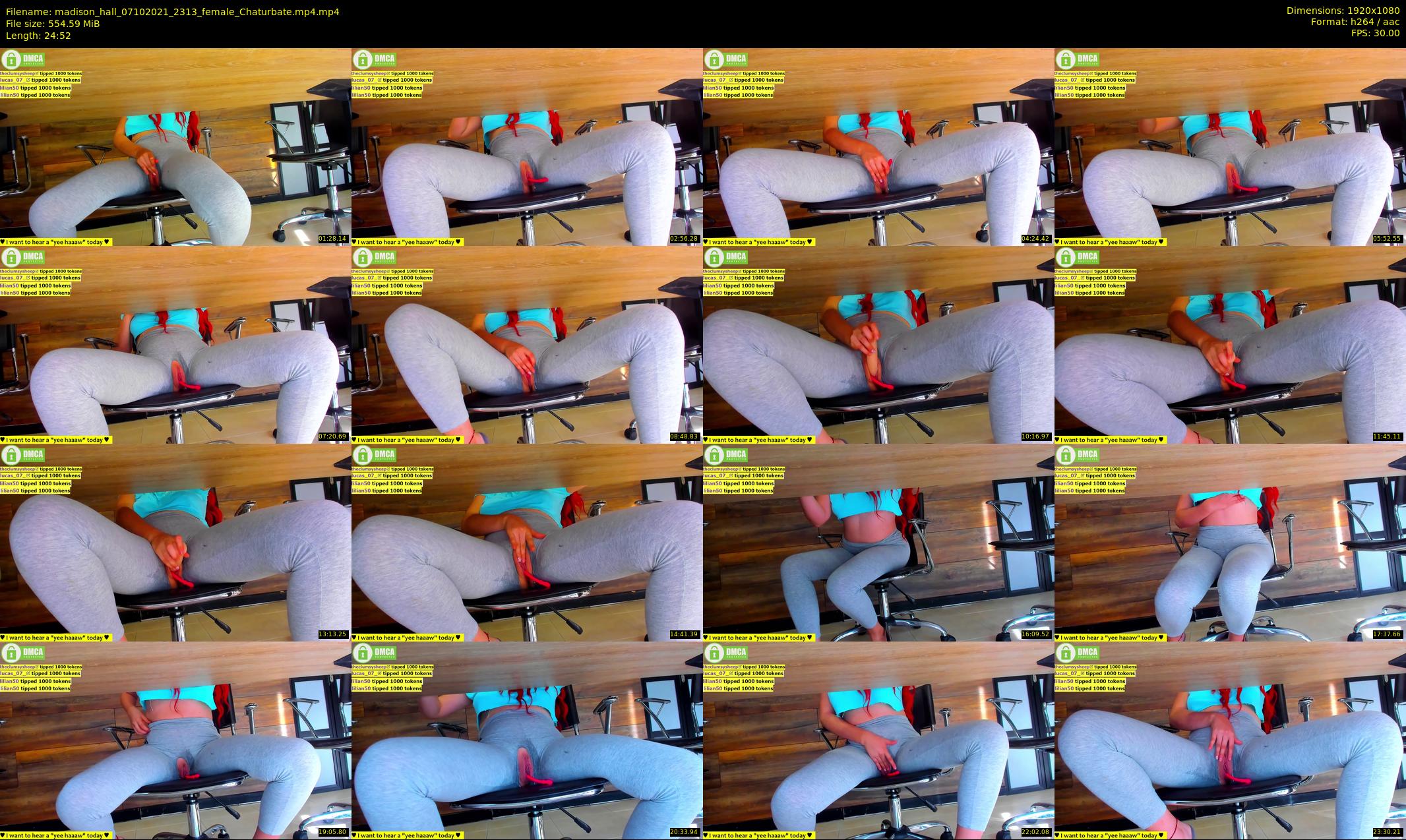 madison_hall — 25 minute Chaturbate female cam show recording, 1080p, Oct 7, 2021