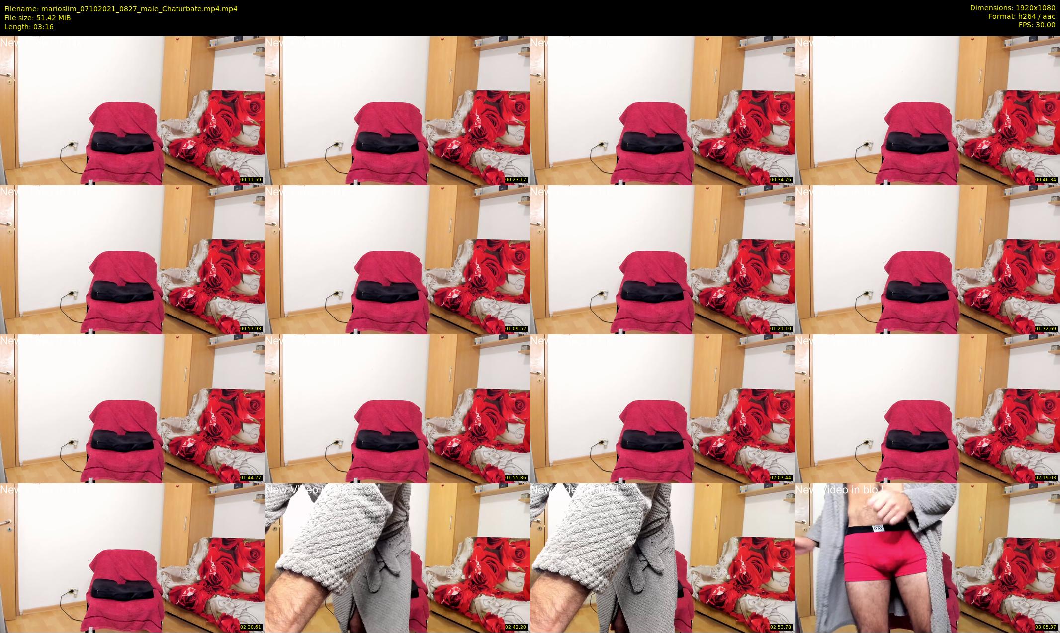 marioslim — 4 minute Chaturbate male cam show recording, 1080p, Oct 7, 2021