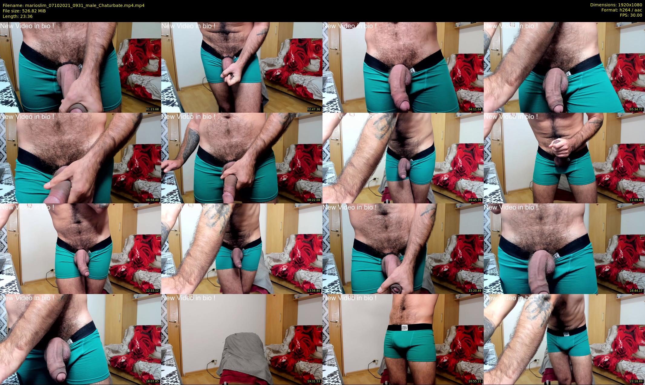 marioslim — 24 minute Chaturbate male cam show recording, 1080p, Oct 7, 2021