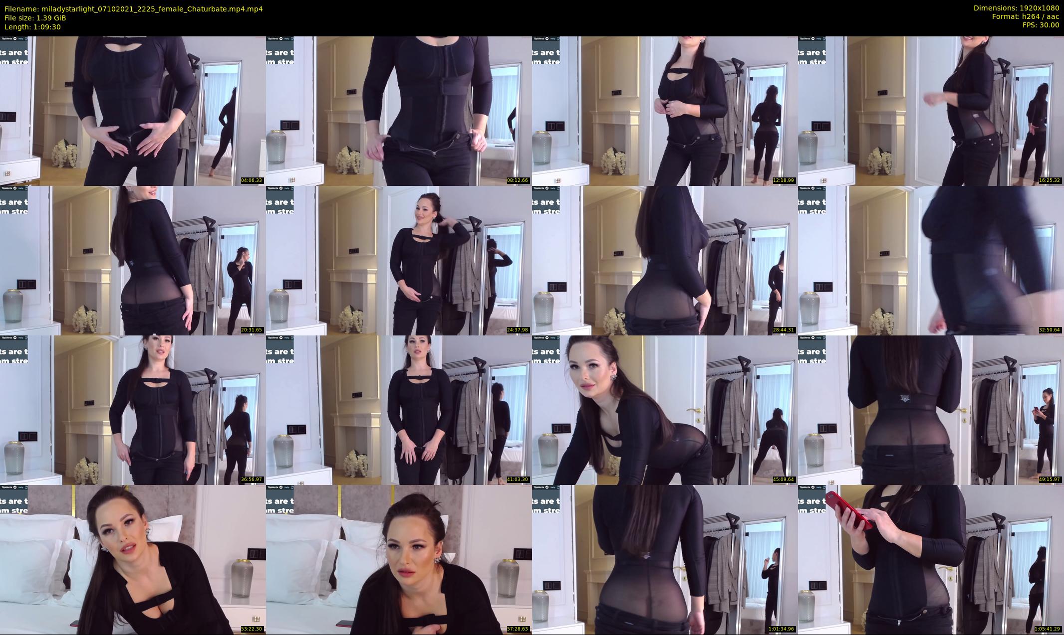 miladystarlight — 70 minute Chaturbate female cam show recording, 1080p, Oct 7, 2021