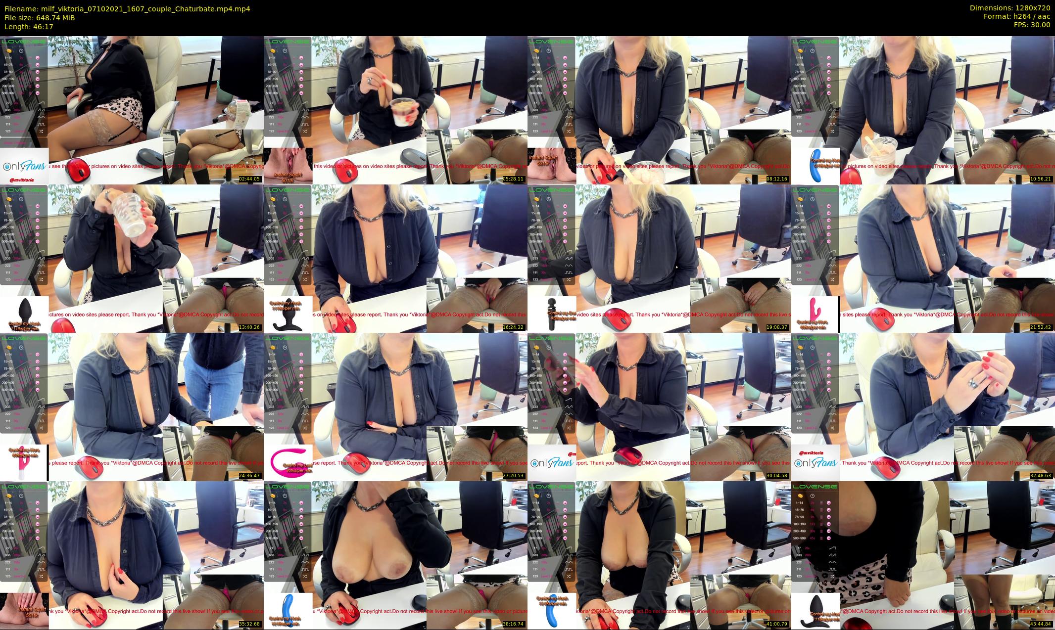 milf_viktoria — 47 minute Chaturbate female cam show recording, 720p, Oct 7, 2021