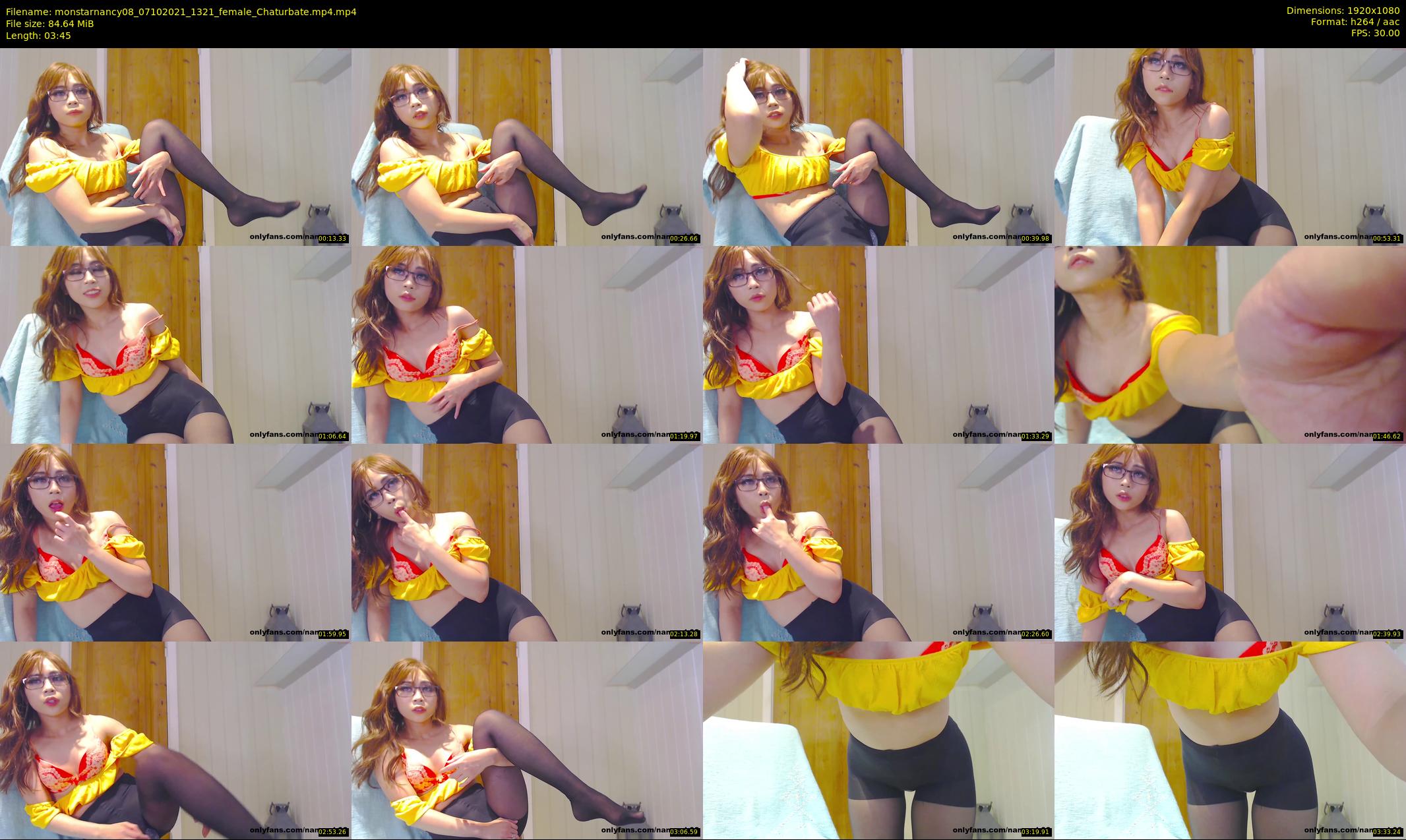 monstarnancy08 — 4 minute Chaturbate female cam show recording, 1080p, Oct 7, 2021