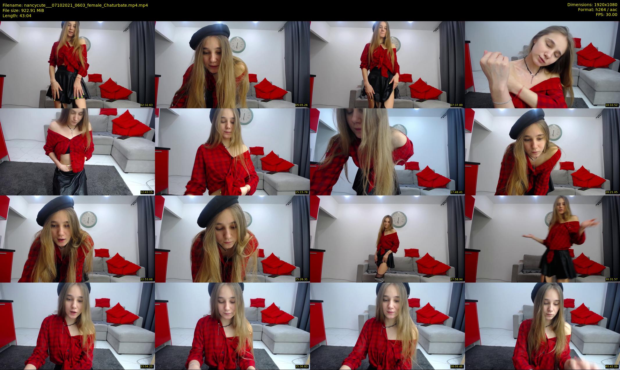 nancycute__ — 44 minute Chaturbate female cam show recording, 1080p, Oct 7, 2021