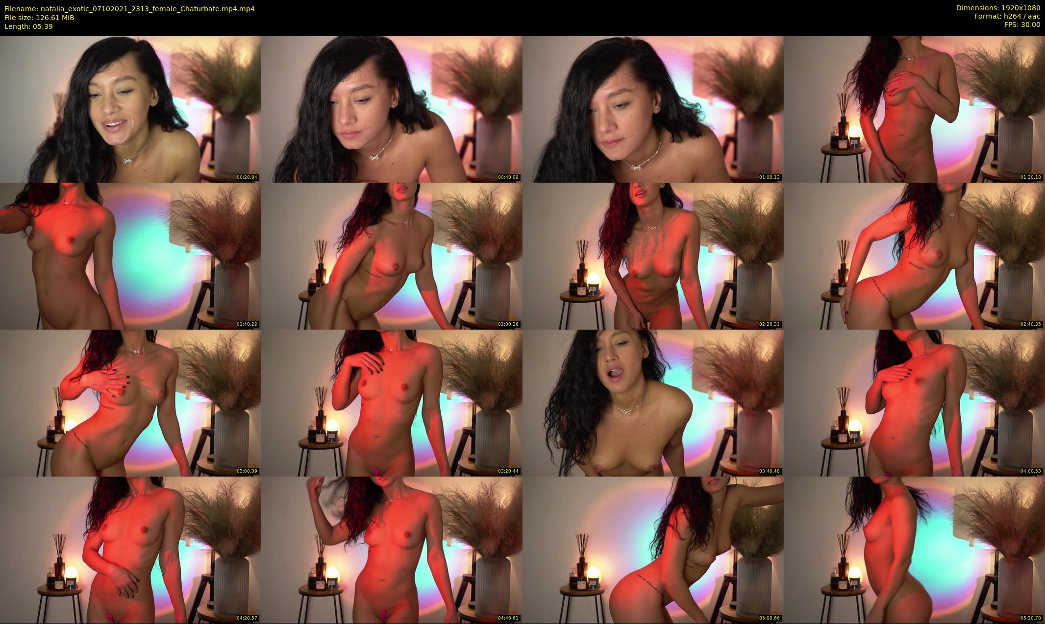 natalia_exotic — 6 minute Chaturbate female cam show recording, 1080p, Oct 7, 2021