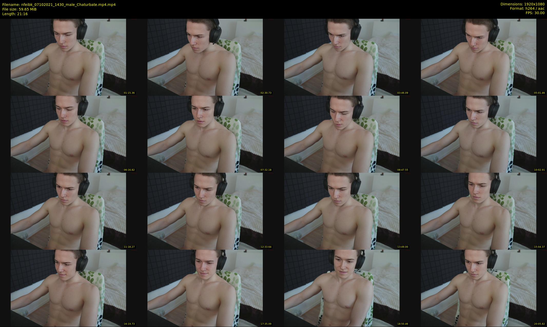 nfeibk — 22 minute Chaturbate male cam show recording, 1080p, Oct 7, 2021