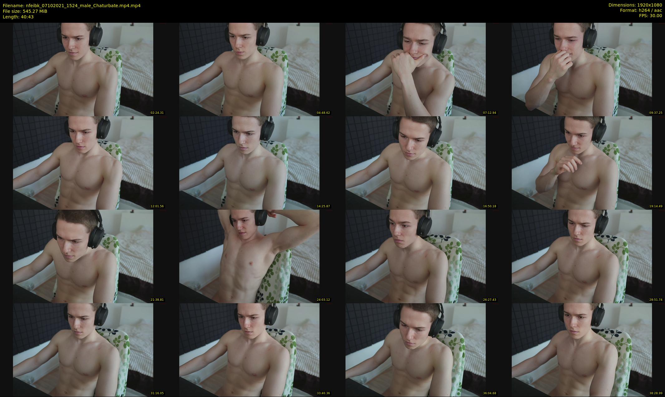 nfeibk — 41 minute Chaturbate male cam show recording, 1080p, Oct 7, 2021